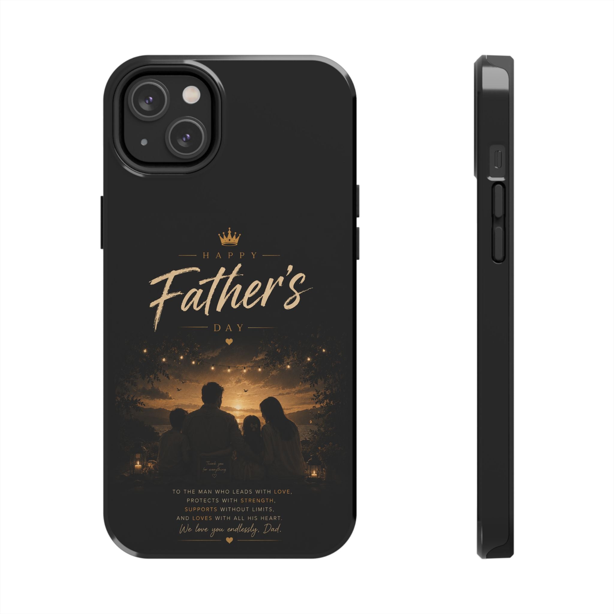 Father’s Day Tough Phone Case — Personalized Sentimental Nightscape Design