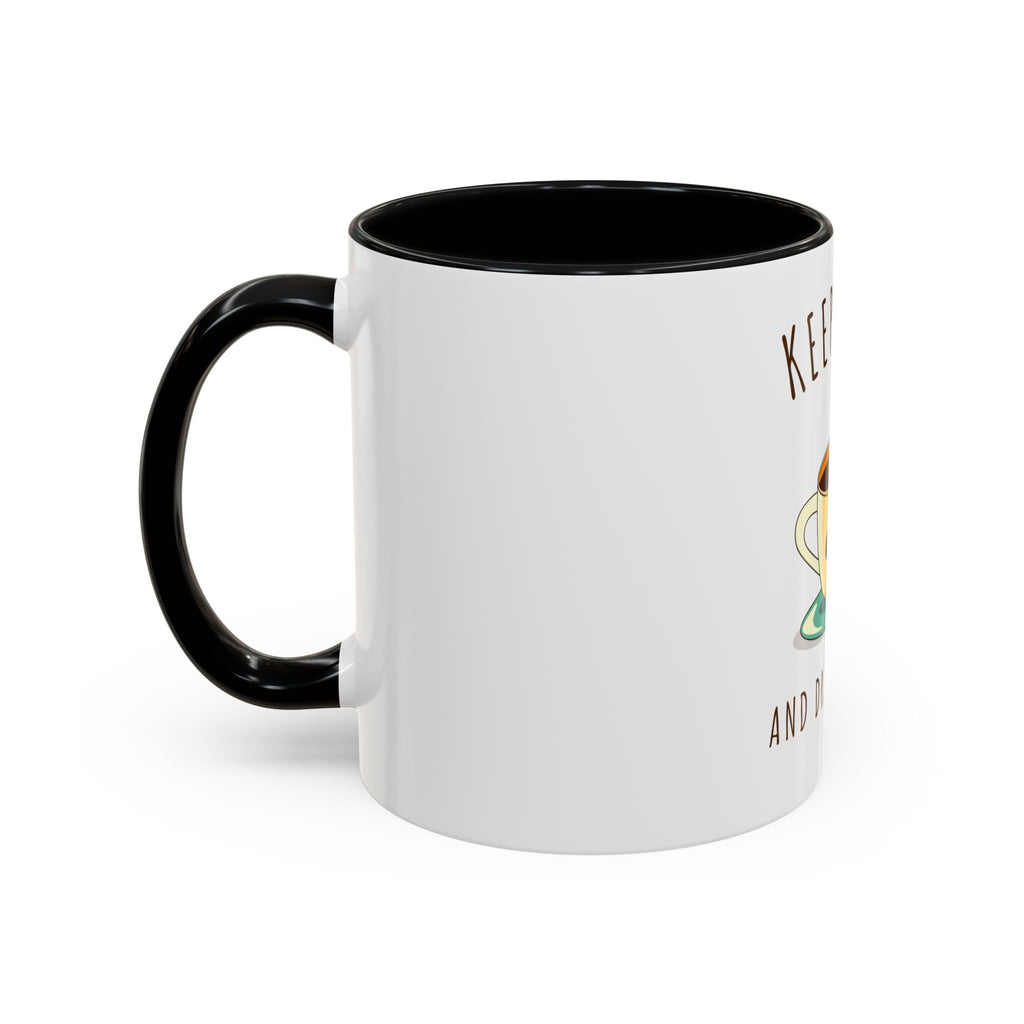 Keep calm & drink coffee Accent Coffee Mug (11, 15oz)