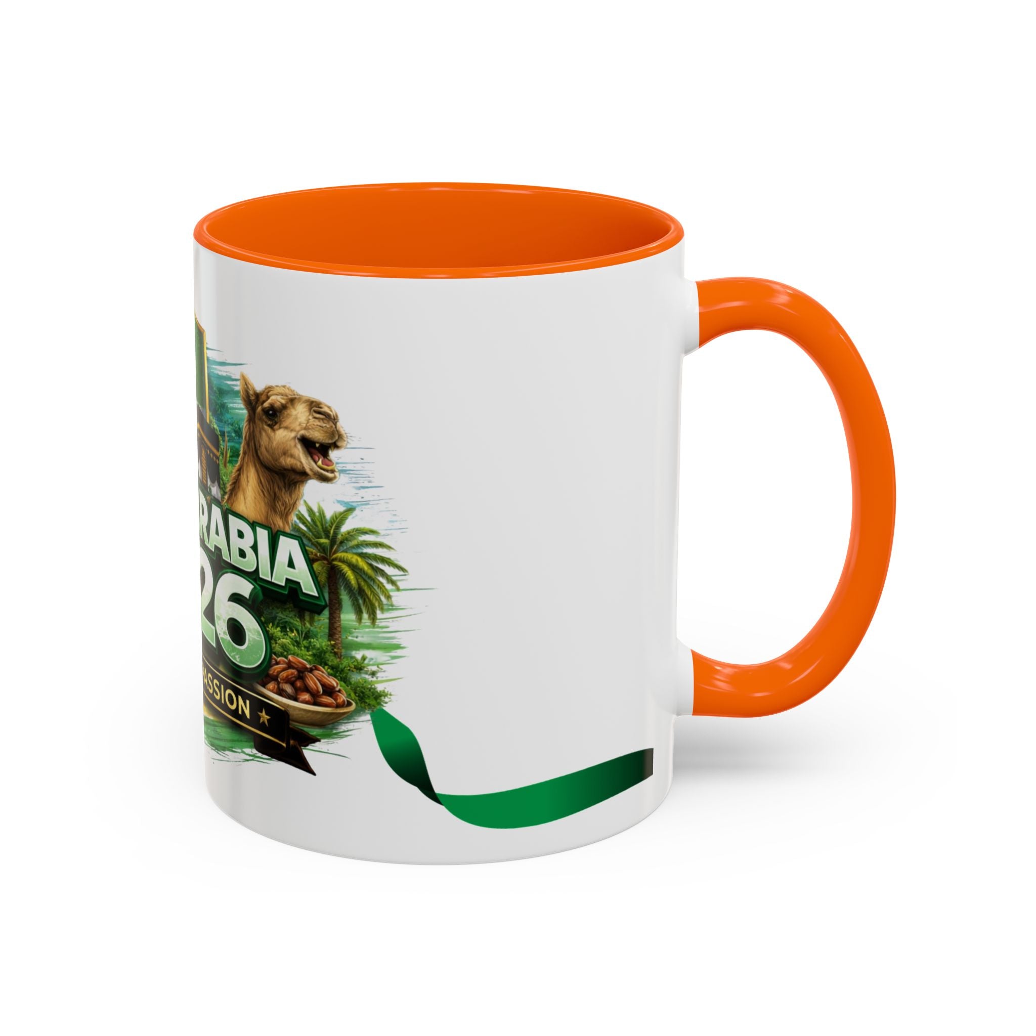 Saudi Arabia 2026 Football Passion Accent Coffee Mug – Cup Soccer Fan Gift
