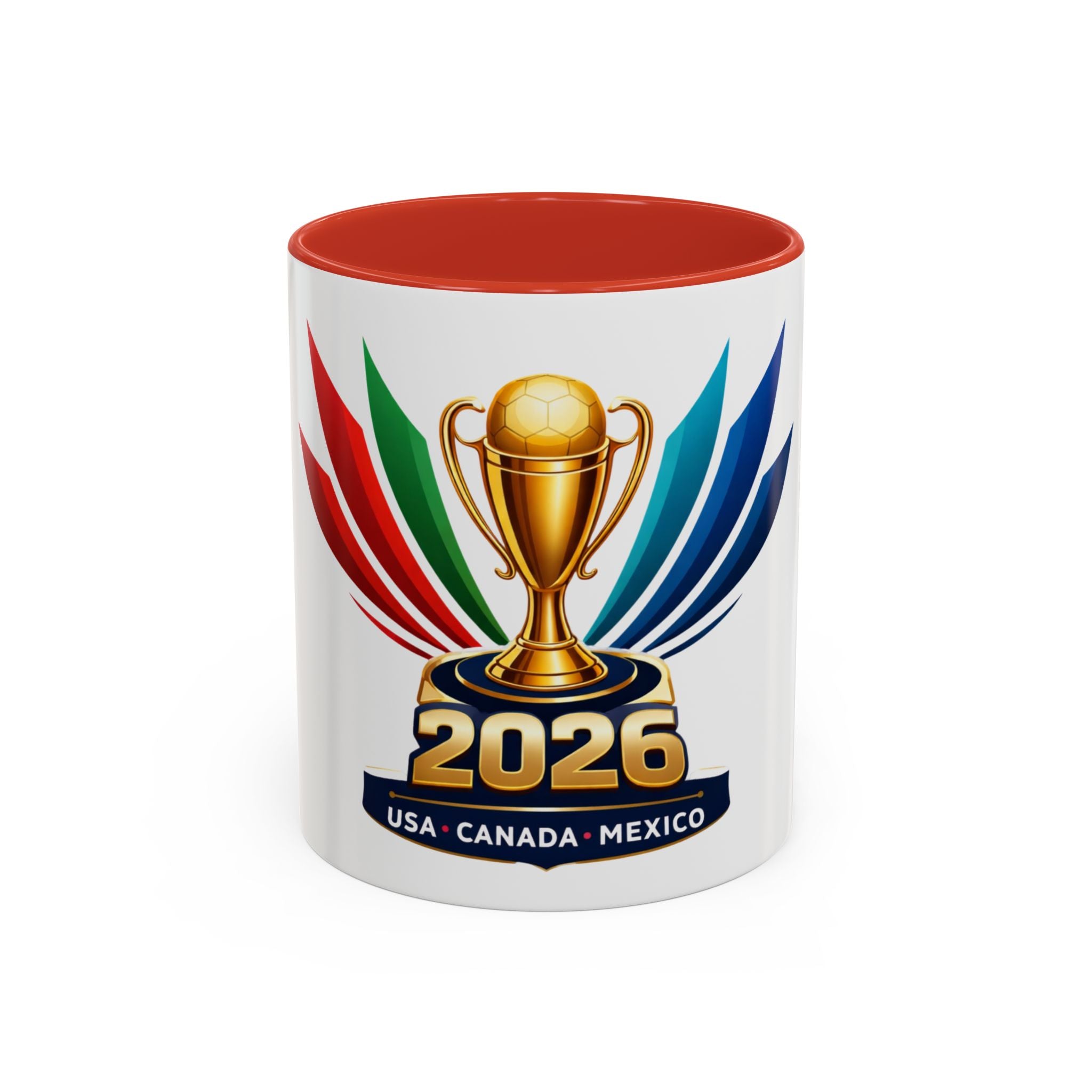 2026 Championship Coffee Mug — USA Canada Mexico Tournament Trophy Accent