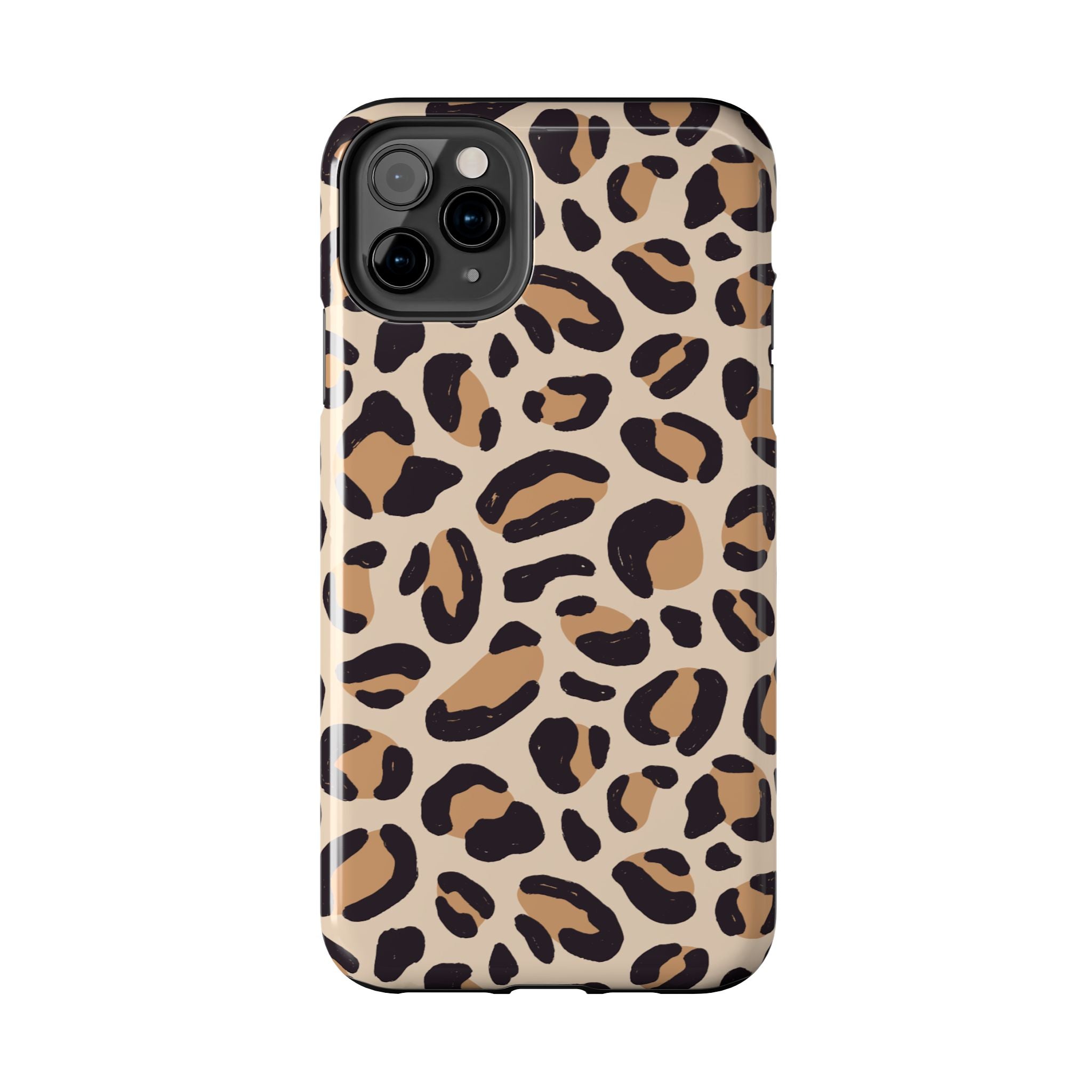 Leopard Print Tough Phone Case – Durable Glam Protective Cover