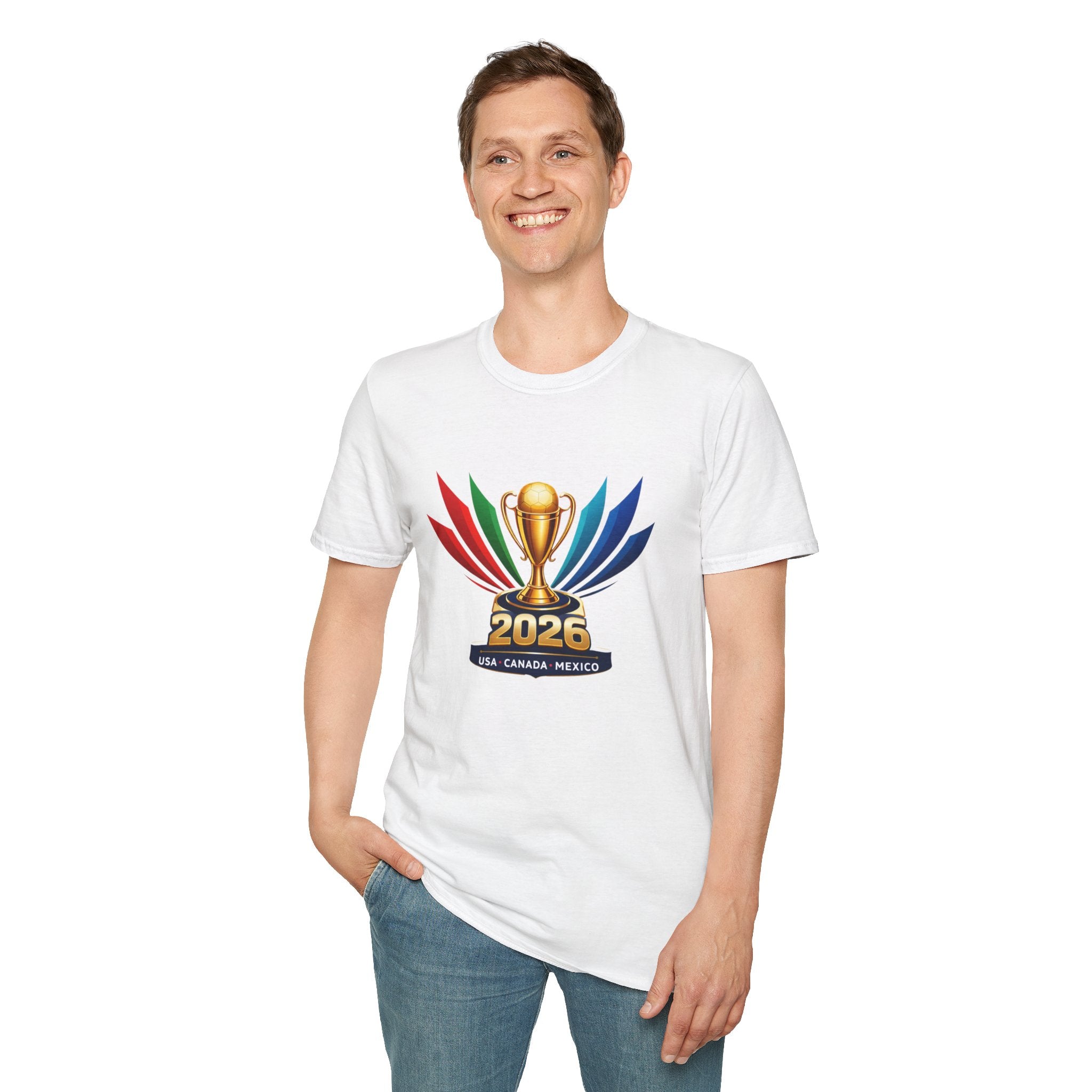 2026 World Cup Soccer T-Shirt — USA Canada Mexico Tournament Tee