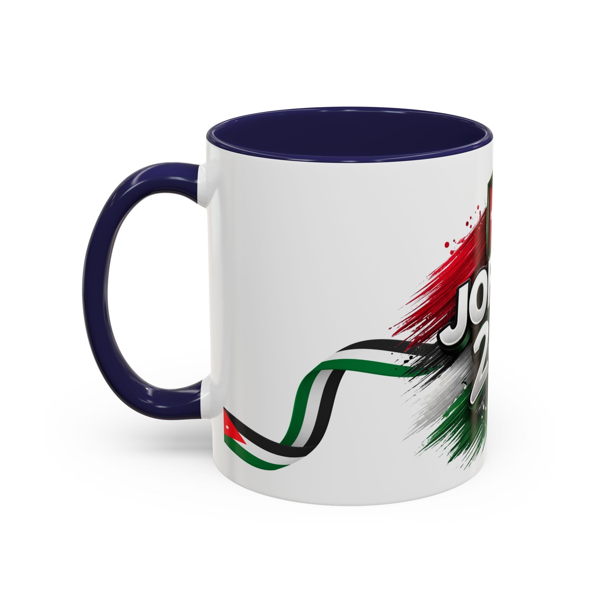 Jordan 2026 Soccer Accent Coffee Mug – Jordan Flag Football Fan Gift (11/15oz)