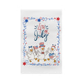 4th of July Patriotic Tea Towel — Red, White & Blue Flag Ducks Kitchen Decor