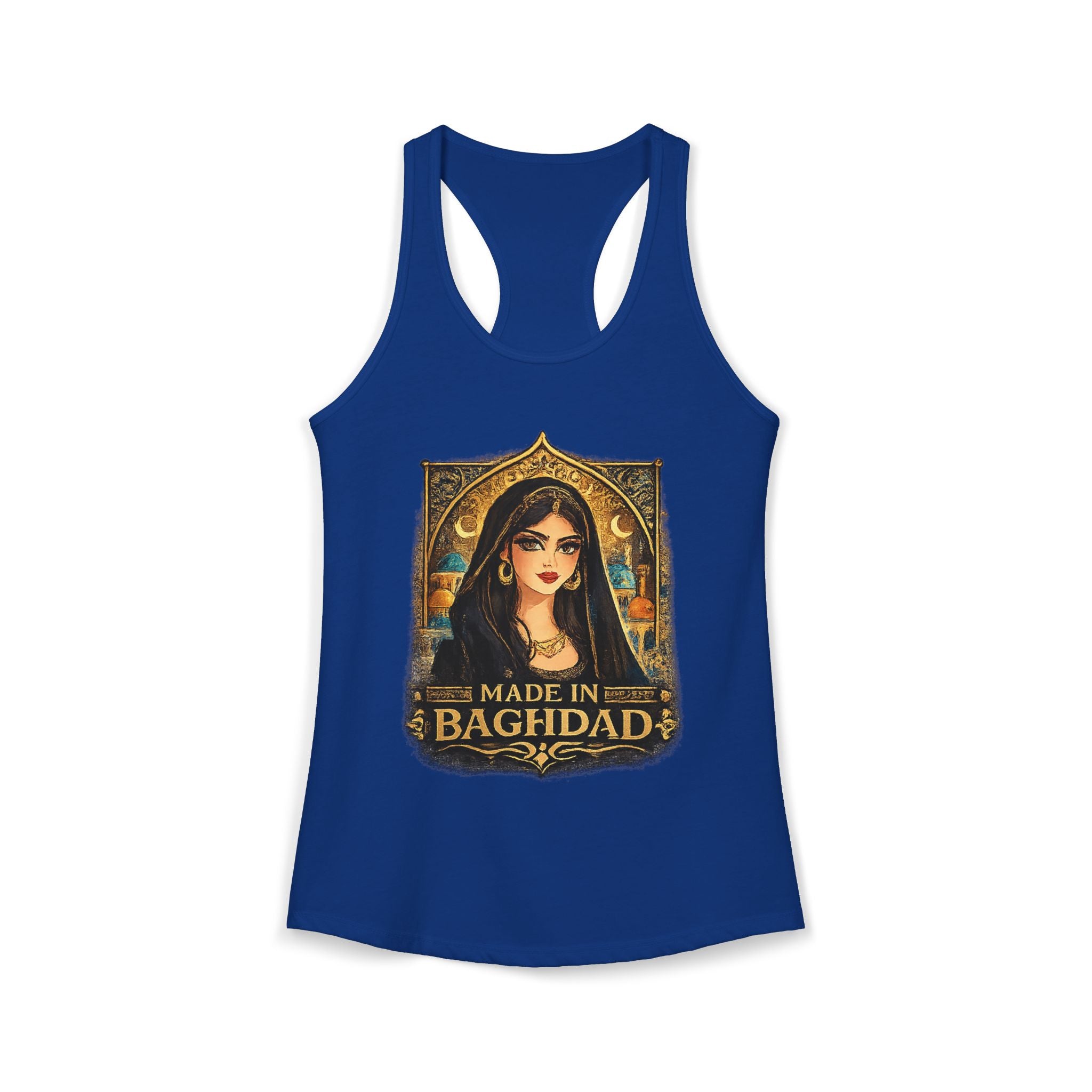 Women's Ideal Racerback Tank made in baghdad