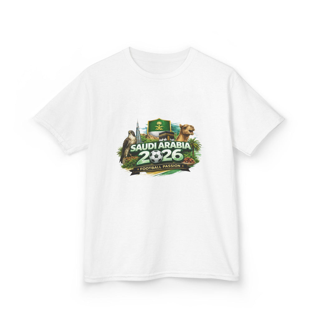 Saudi Arabia 2026 Kids T‑Shirt — Cup Inspired Football Fan Tee