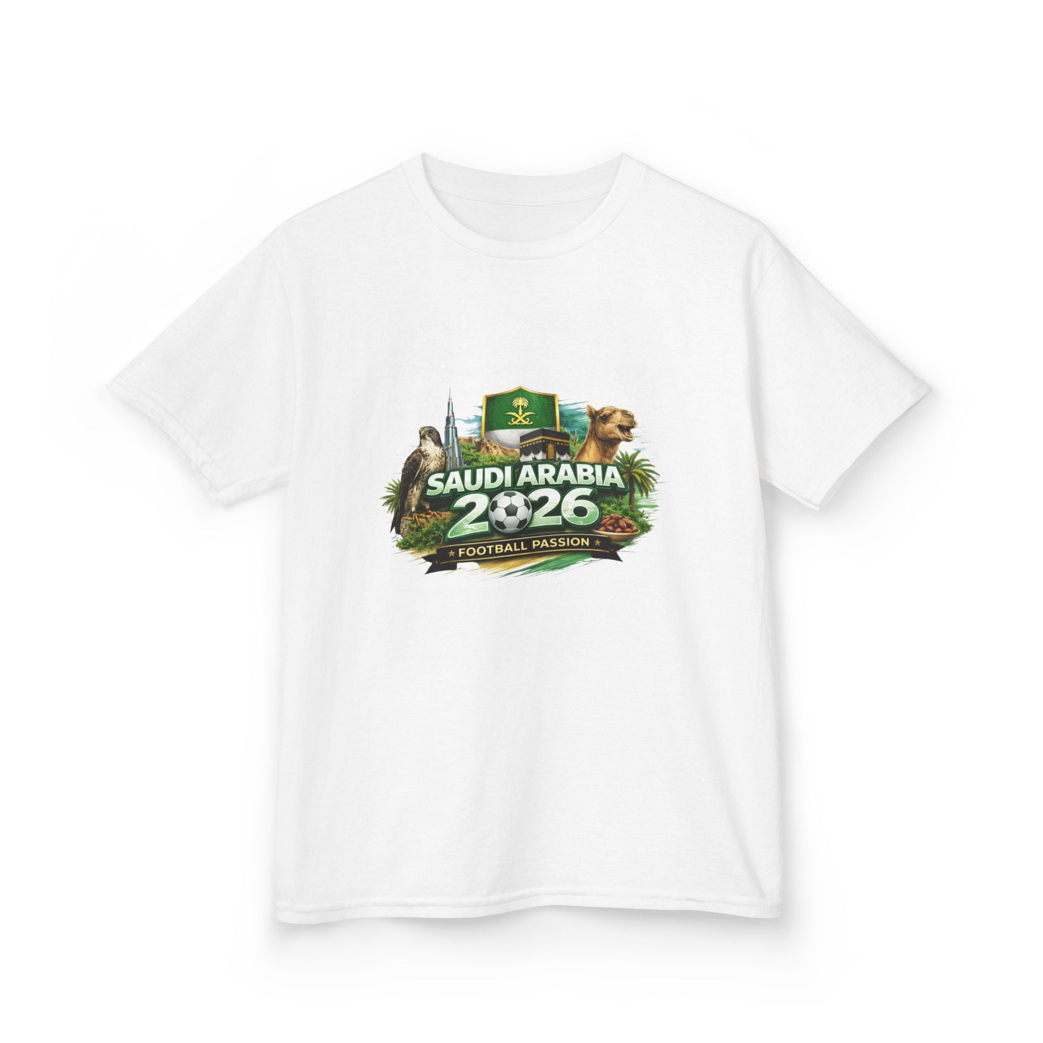 Saudi Arabia 2026 Kids T‑Shirt — Cup Inspired Football Fan Tee