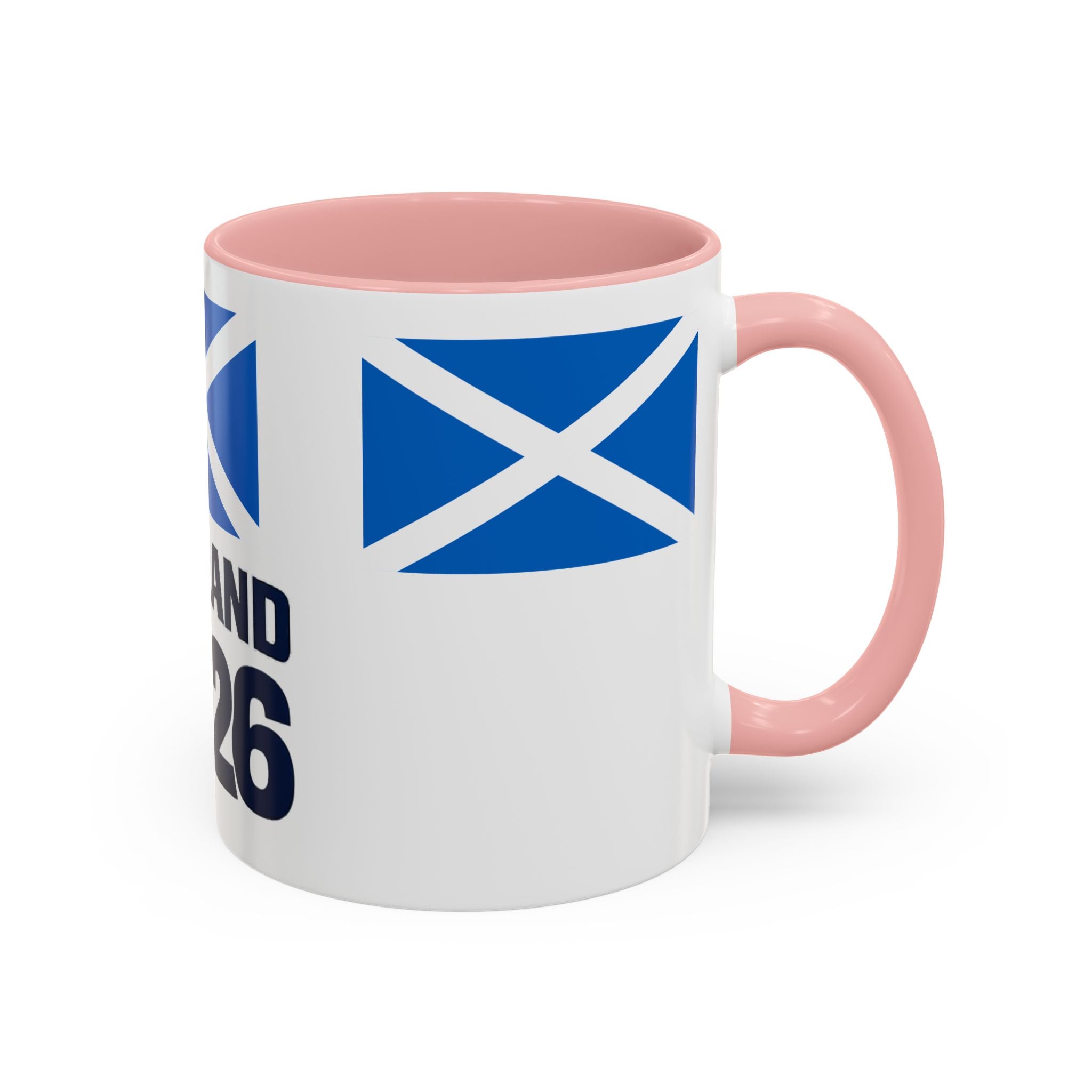 Scotland 2026 Cup Coffee Mug – Scottish Flag & Trophy Accent Mug (11/15oz)