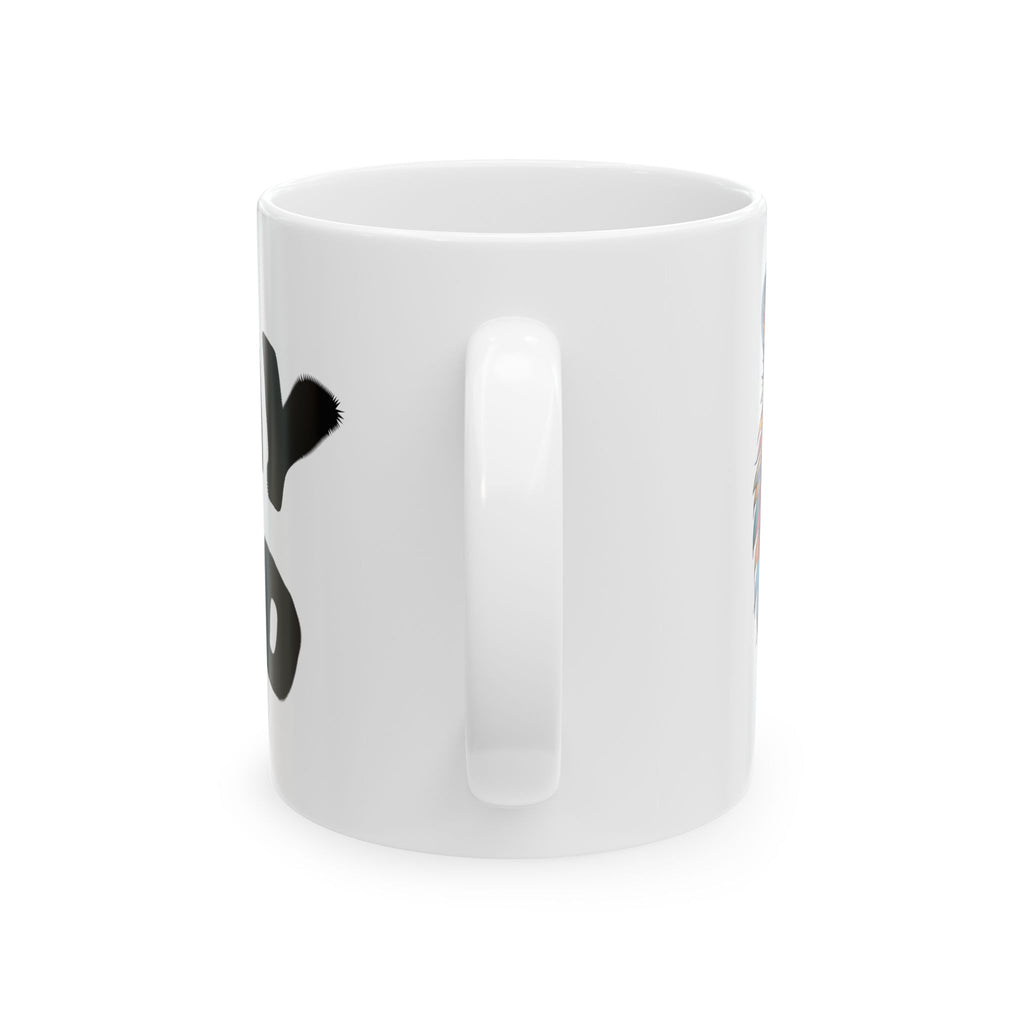 Stay Wild Tiger Ceramic Mug — Colorful Boho Animal Coffee Cup