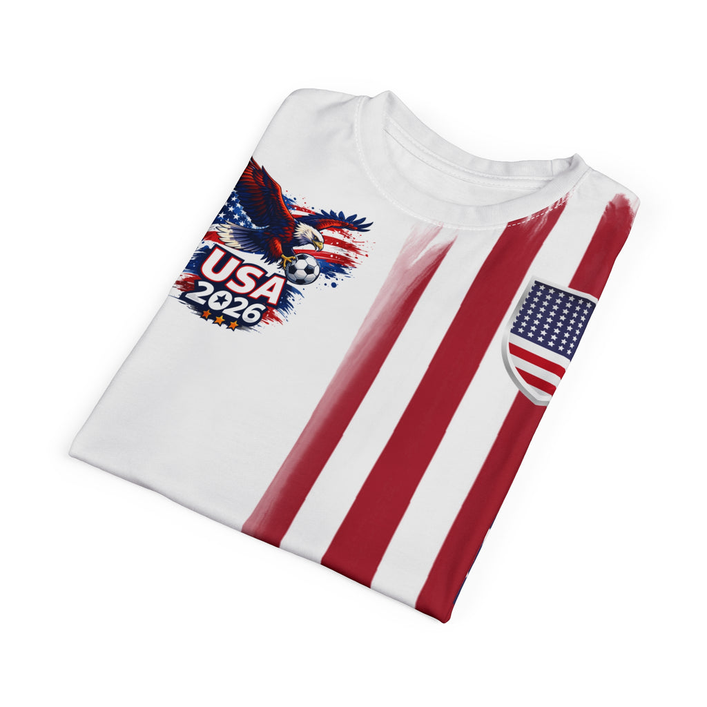 USA 2026 Flag Eagle Tee — Patriotic American Graphic T-Shirt