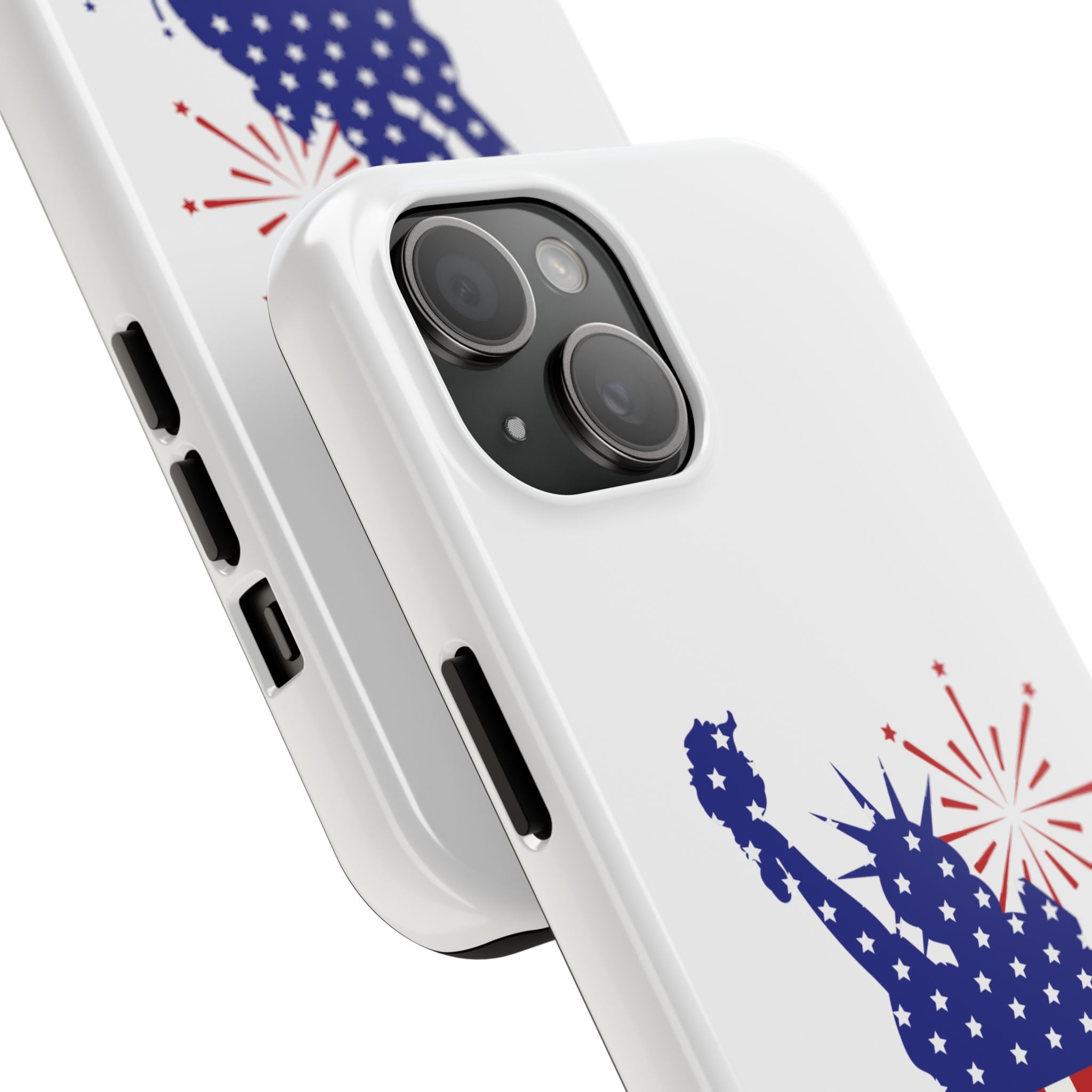 4th of July Tough Phone Case — Statue of Liberty USA Flag Design