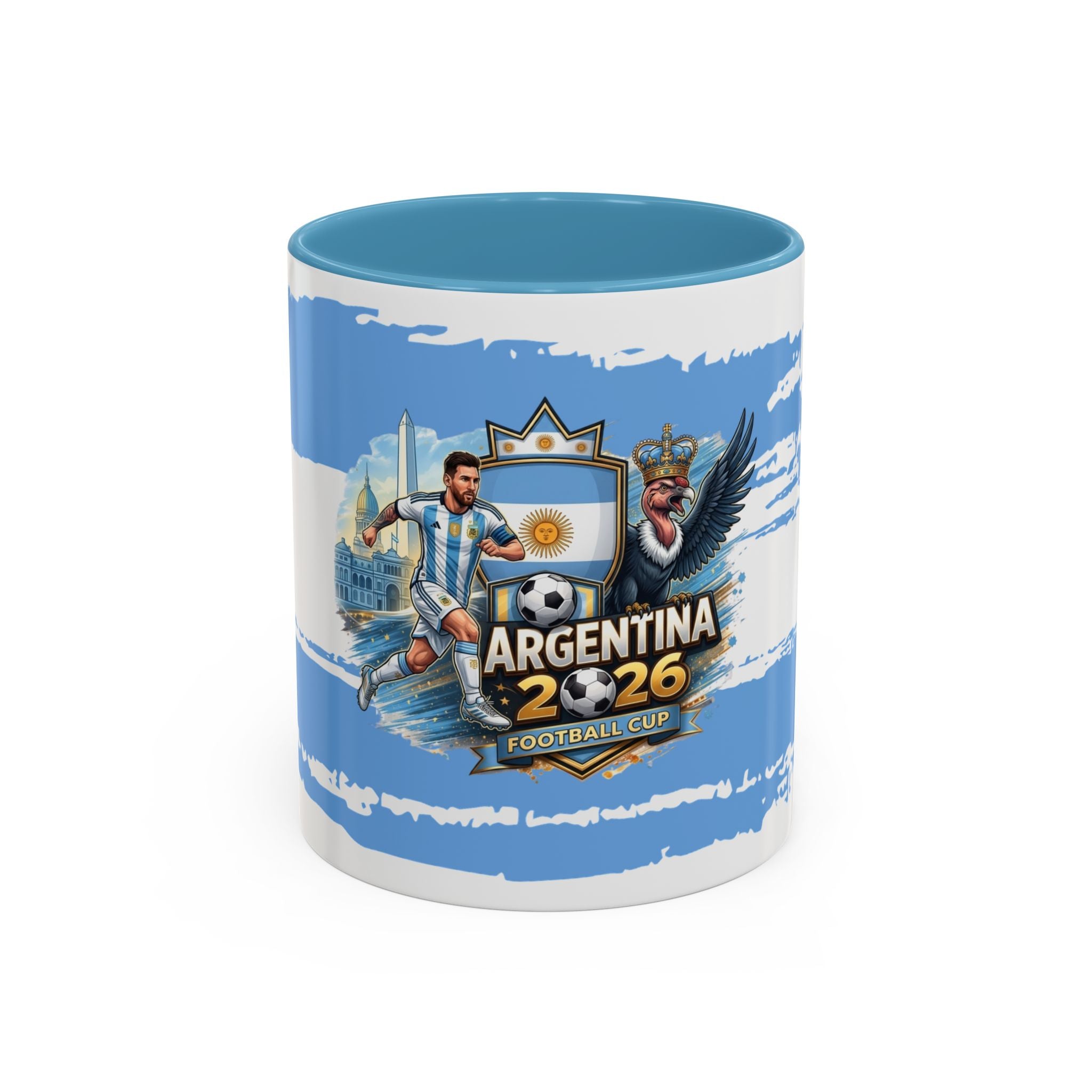 Argentina 2026 Football Cup Coffee Mug — Soccer Fan Gift (11/15oz)