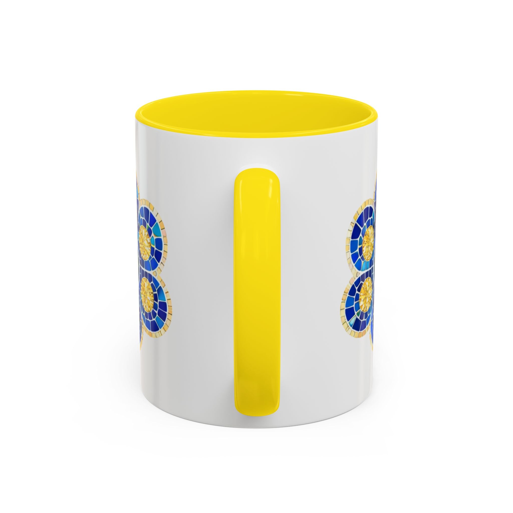 Evil Eye Hamsa Accent Coffee Mug
