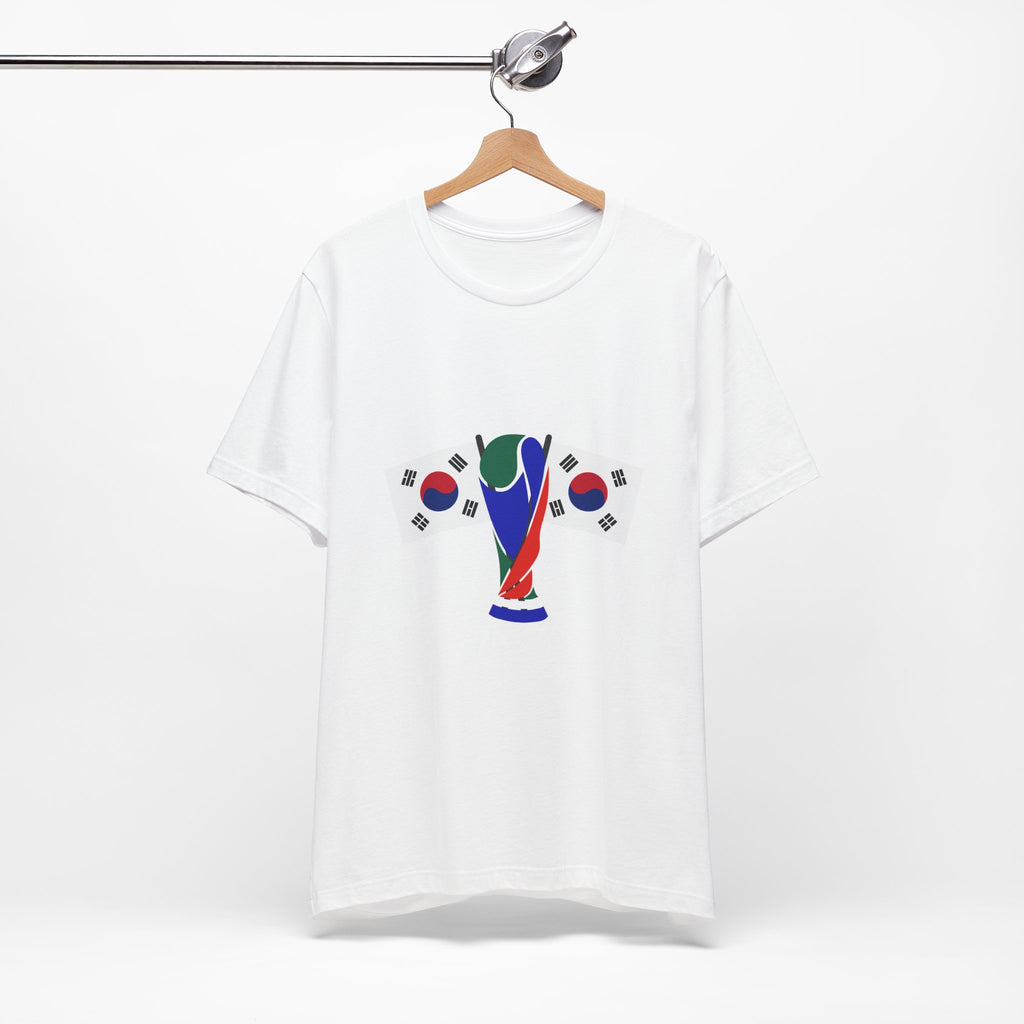 USouth Korea nisex Jersey Short Sleeve Tee