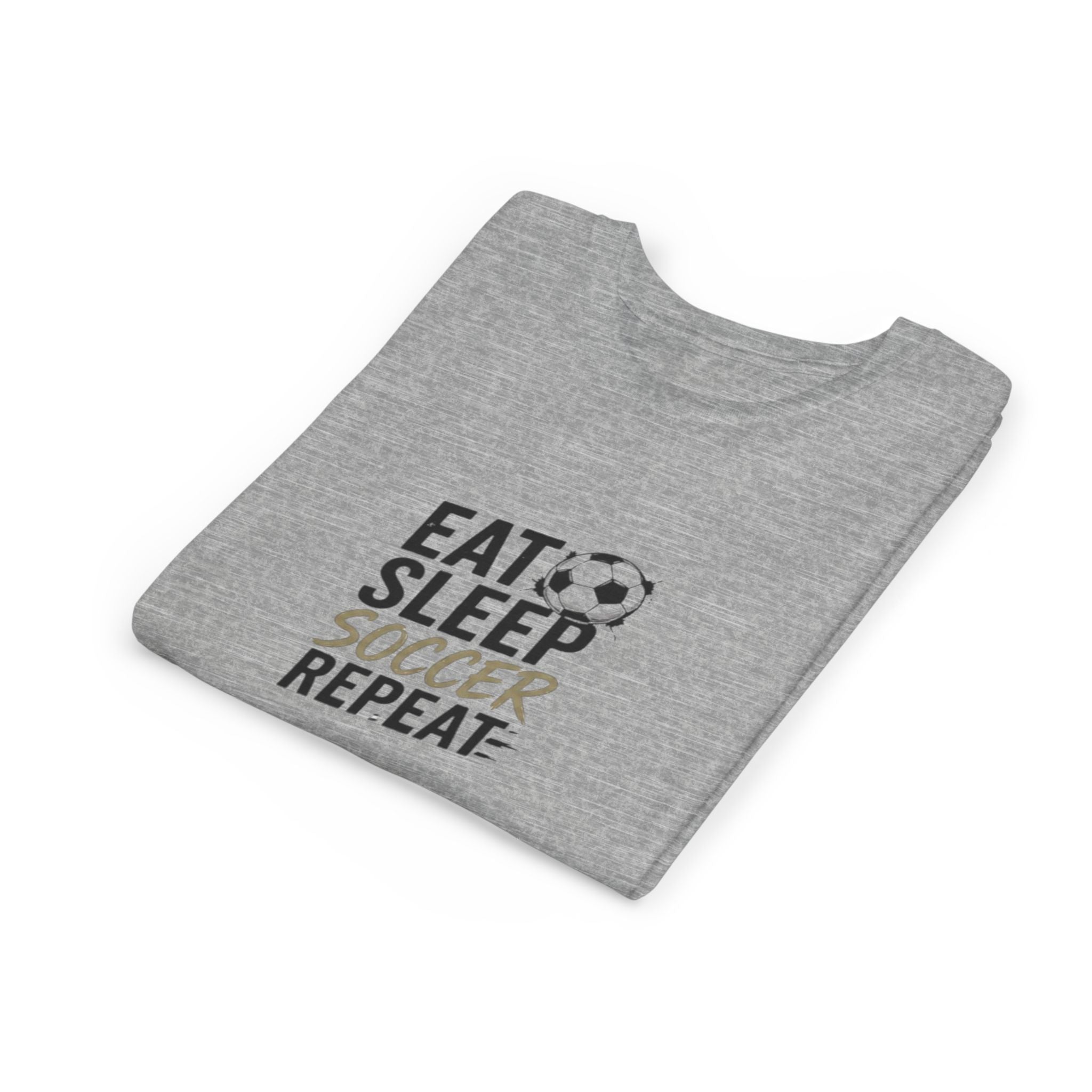 Youth Soccer Tee - "Born to Play, Forced to Work" Kids Soccer Shirt