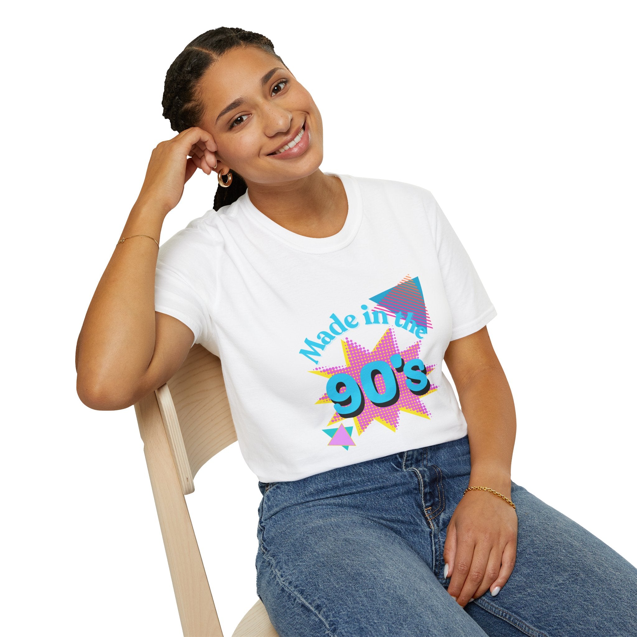 90s Retro Graphic T-Shirt – "Made in the 90's" Nostalgia Tee