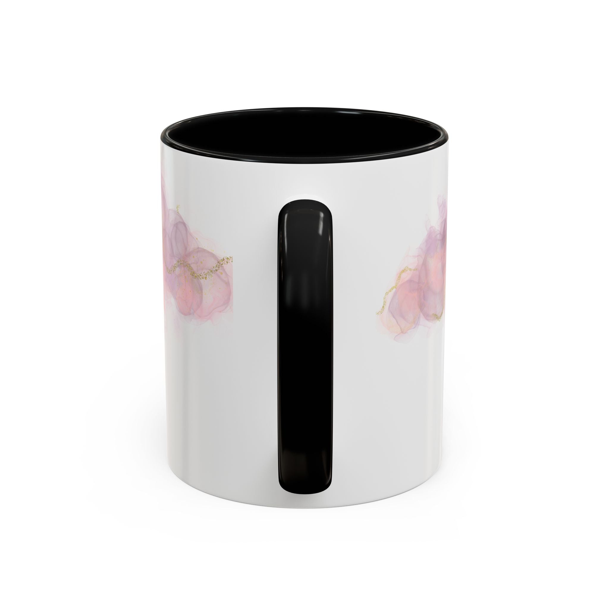 Arabic Coffee Mug - Cute Girl Smoking Hookah Illustration with Arabic Text