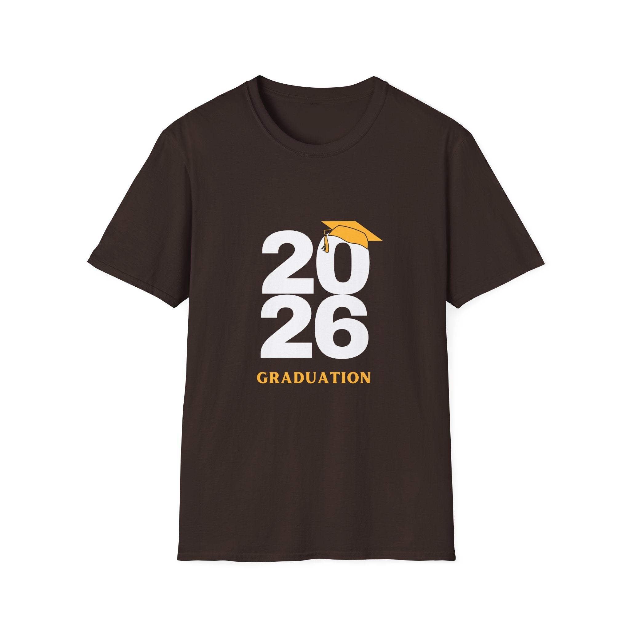 2026 Graduation T-Shirt with Cap Graphic — Class of 2026 Celebration Tee