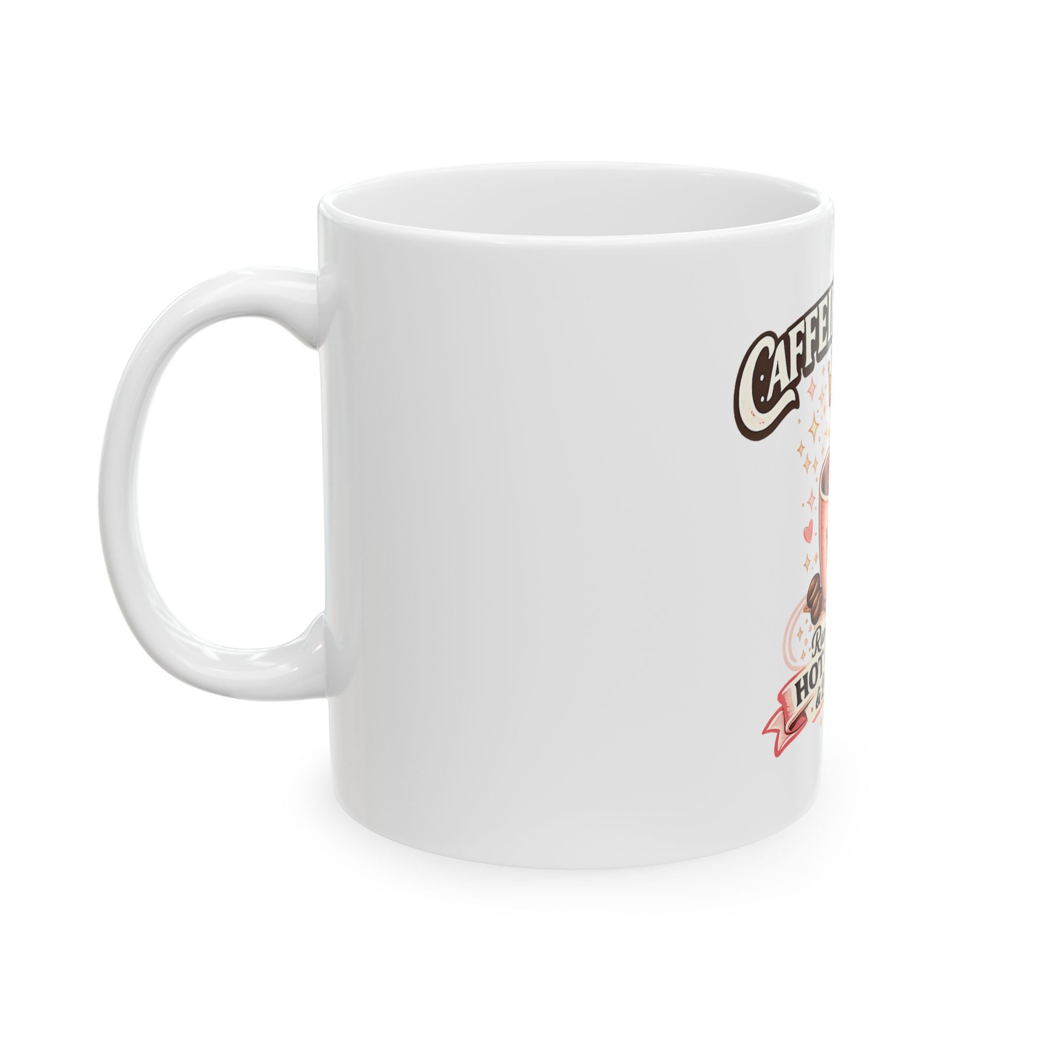 Caffeine Queen Mug | Running on Hot Coffee & Delusion