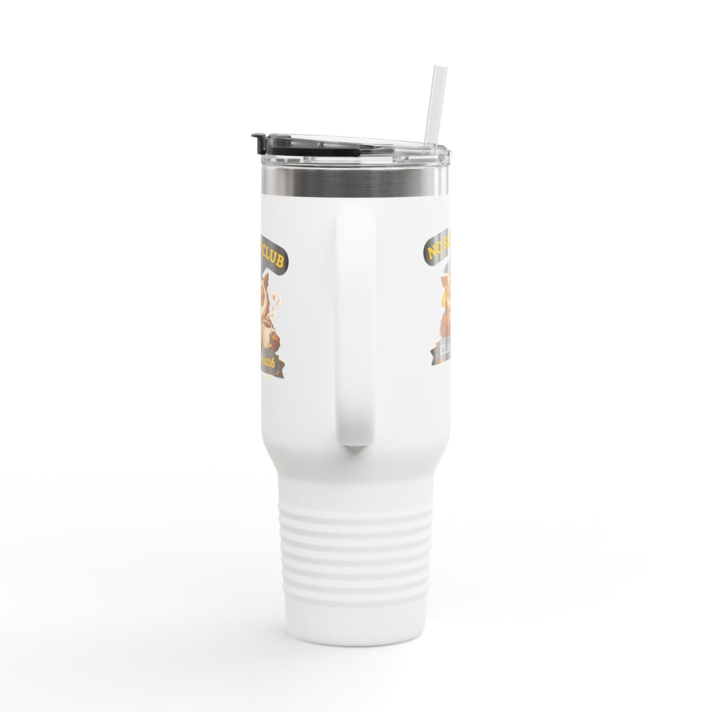 40oz Insulated Travel Mug – "No Sleep Club" Class of 2026 Graduation Tumbler