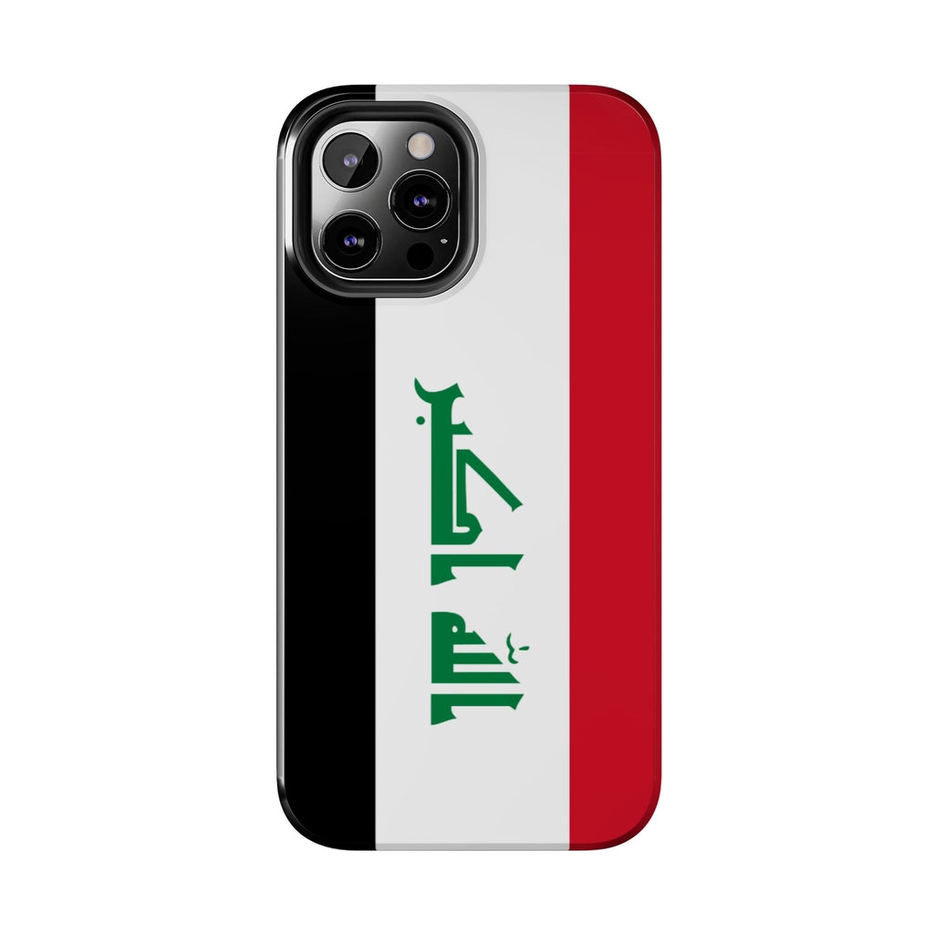 Iraq Flag Tough Phone Case — Durable Patriotic iPhone/Android Cover