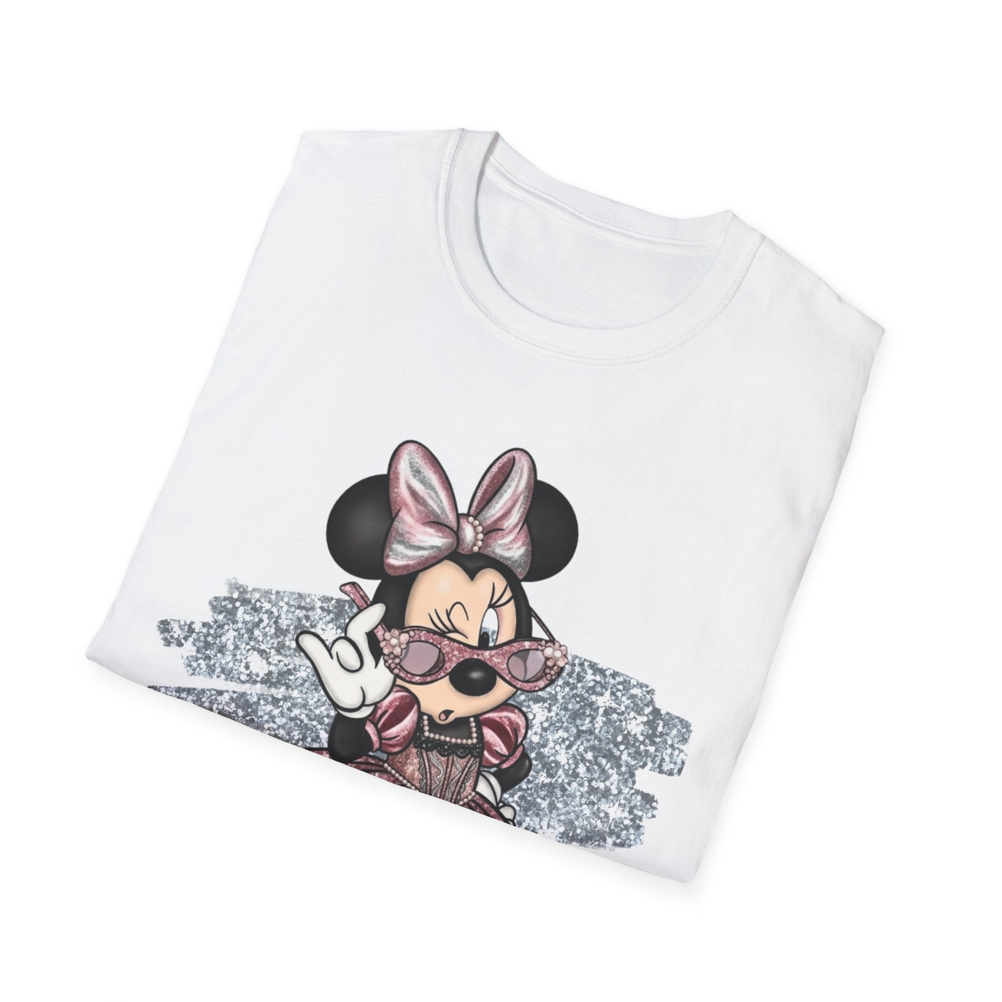 Minnie Mouse Pink Glitter Dress T-Shirt