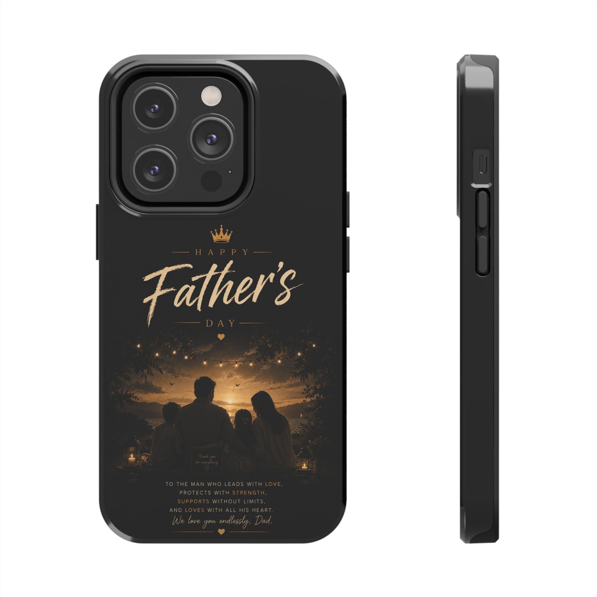 Father’s Day Tough Phone Case — Personalized Sentimental Nightscape Design
