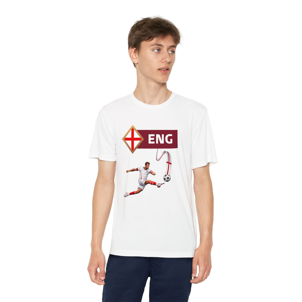 England Soccer Youth Tee - ENG Football Player Graphic
