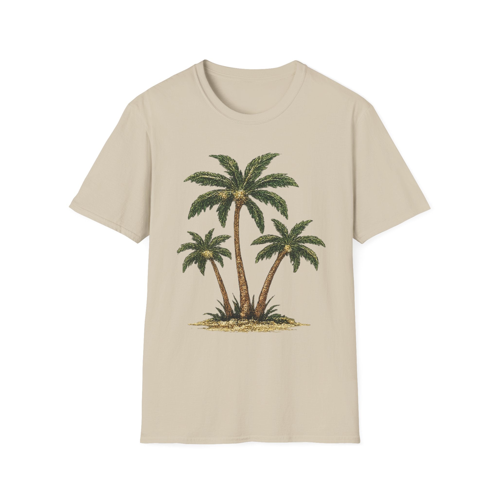Palm Trees Graphic T-Shirt — Tropical Beach Vibe Tee