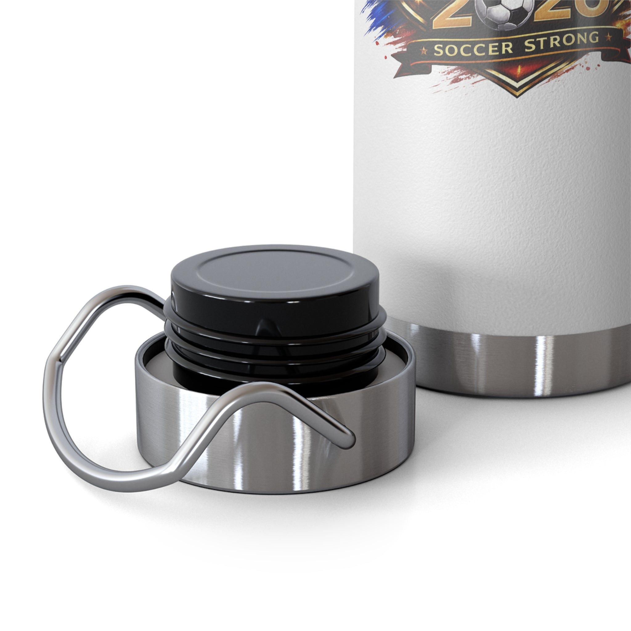 Croatia 2026 Soccer Fan Insulated Water Bottle, 22oz