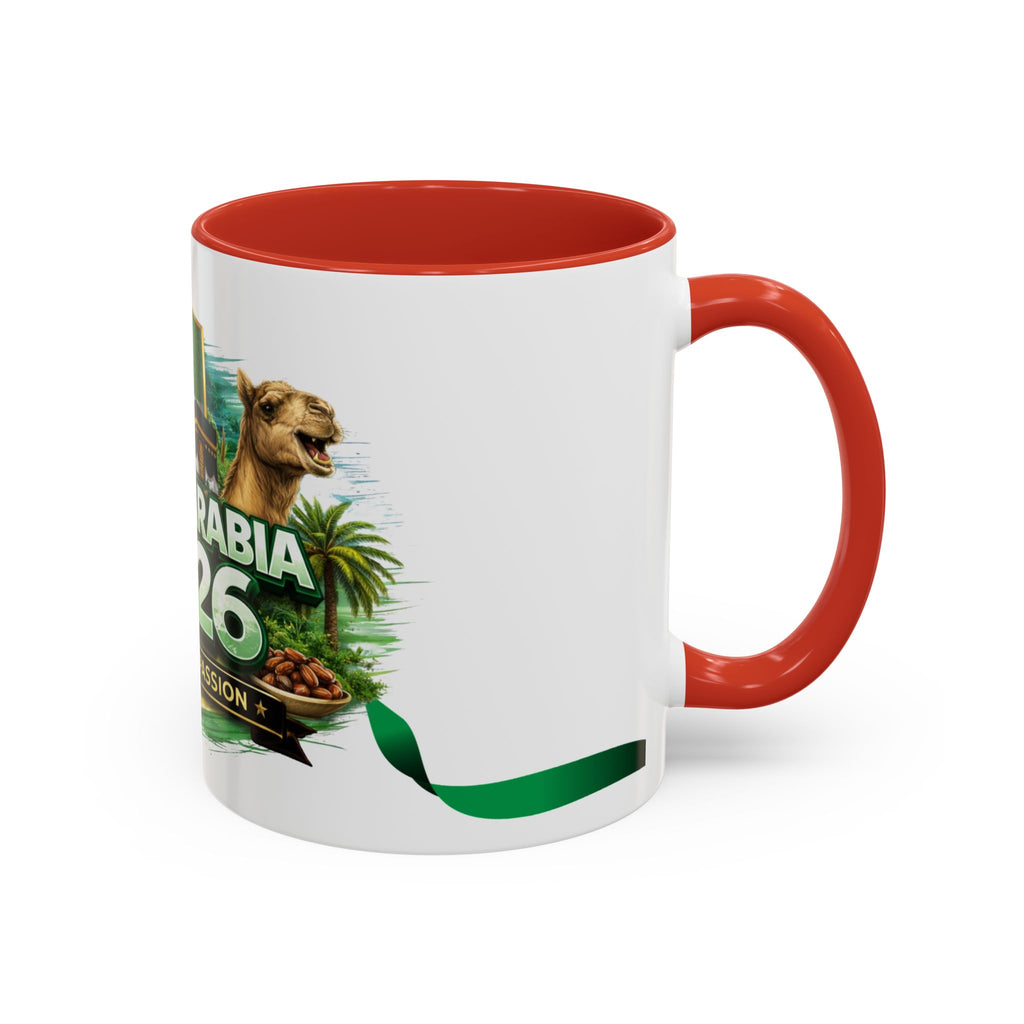 Saudi Arabia 2026 Football Passion Accent Coffee Mug – Cup Soccer Fan Gift