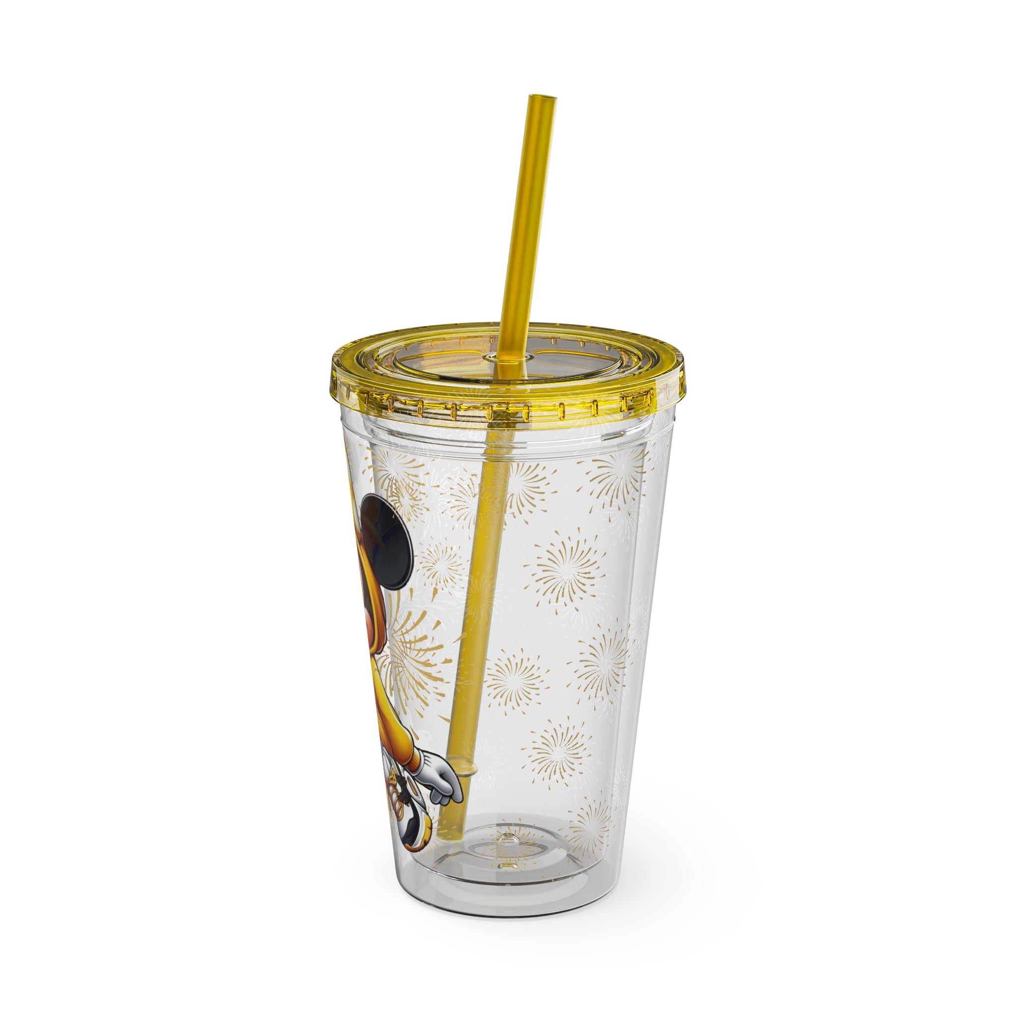 Minnie Mouse Sunsplash 16oz Tumbler with Straw