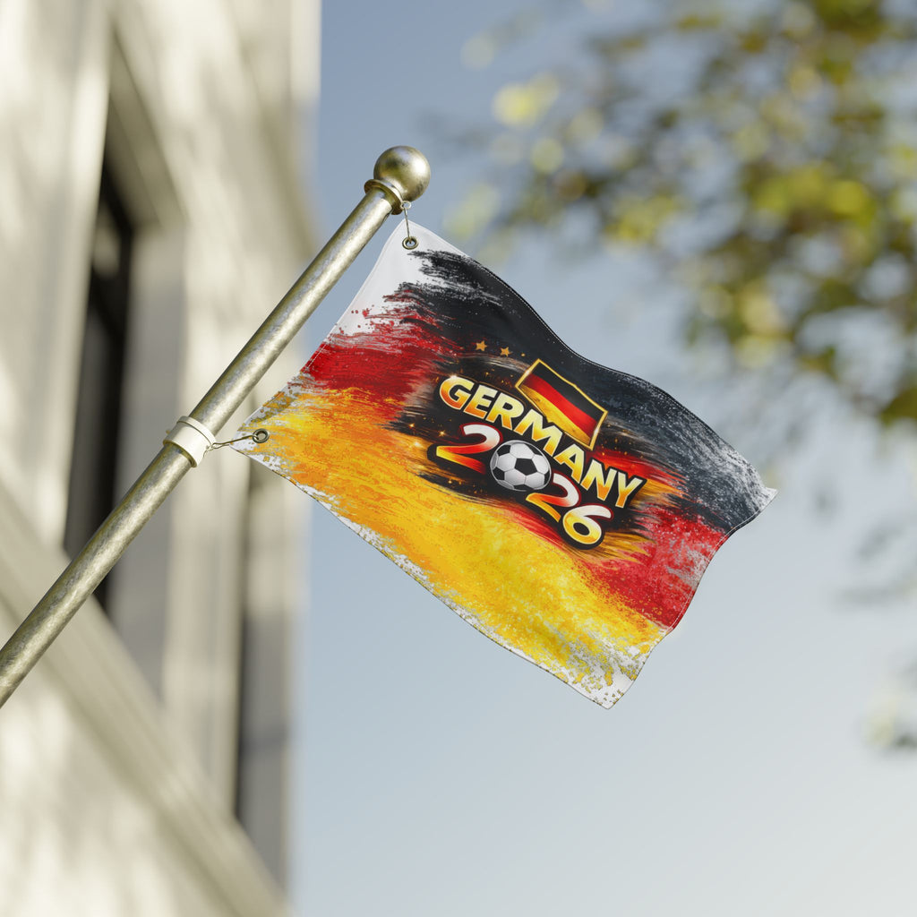 Germany 2026 Soccer Flag — Double-Sided Cup Fan Banner