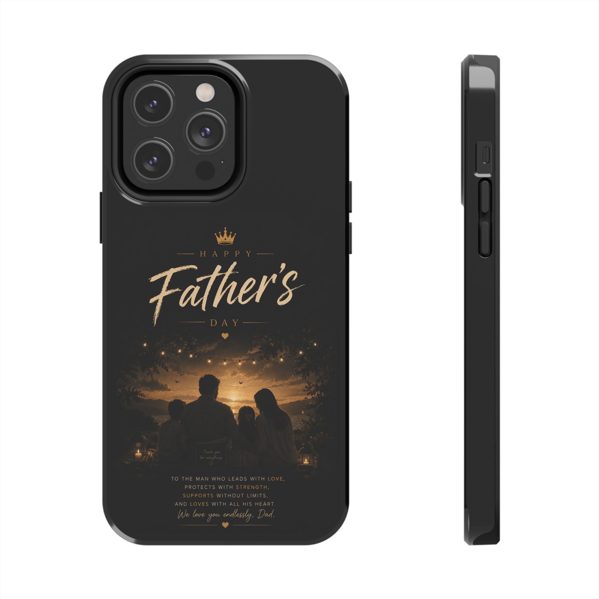 Father’s Day Tough Phone Case — Personalized Sentimental Nightscape Design