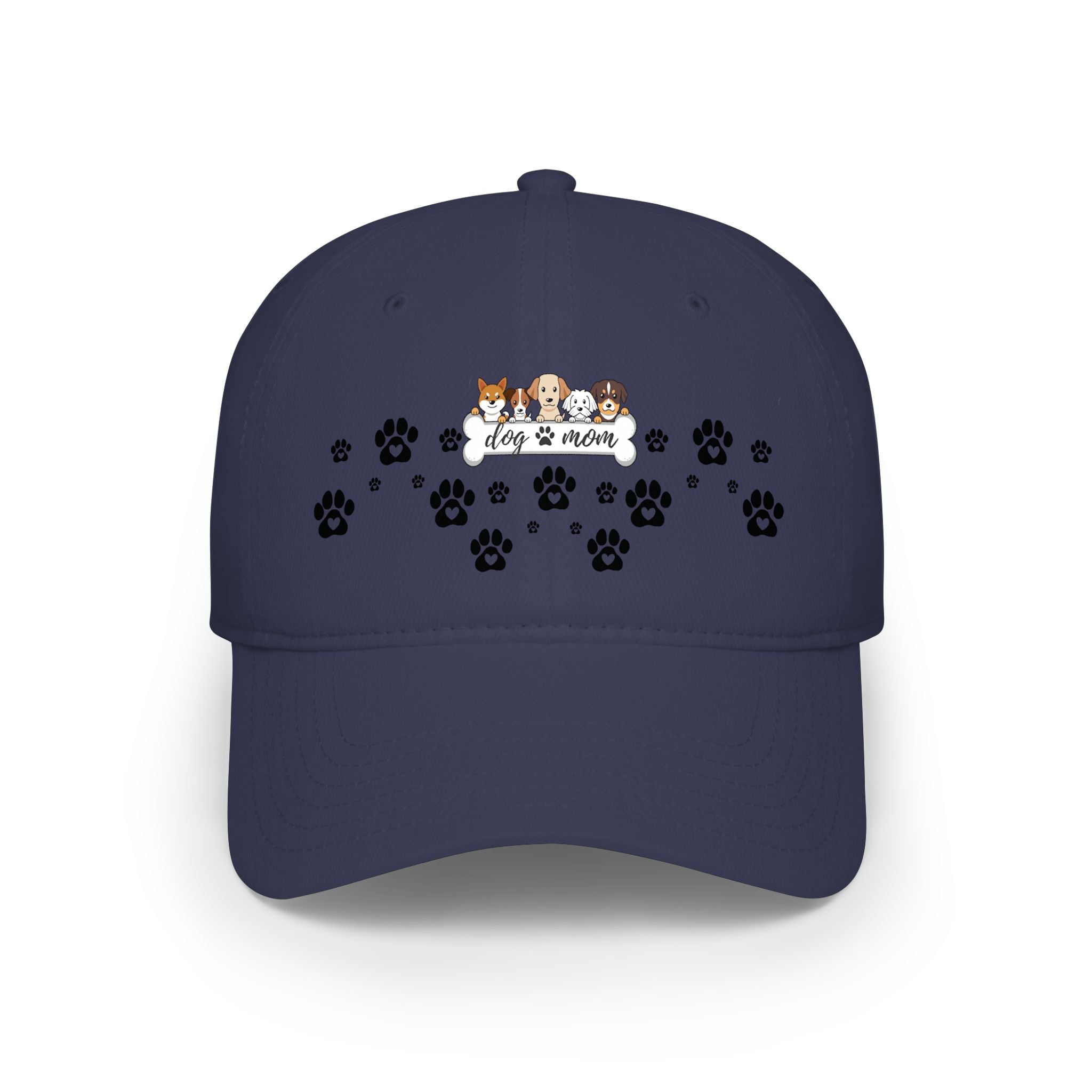 Pet Lover Paw Print Baseball Cap — Cute Dogs & Cats “Paws & Love” Hat