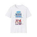 God Bless America T-Shirt — Patriotic 4th of July Gnome Tee