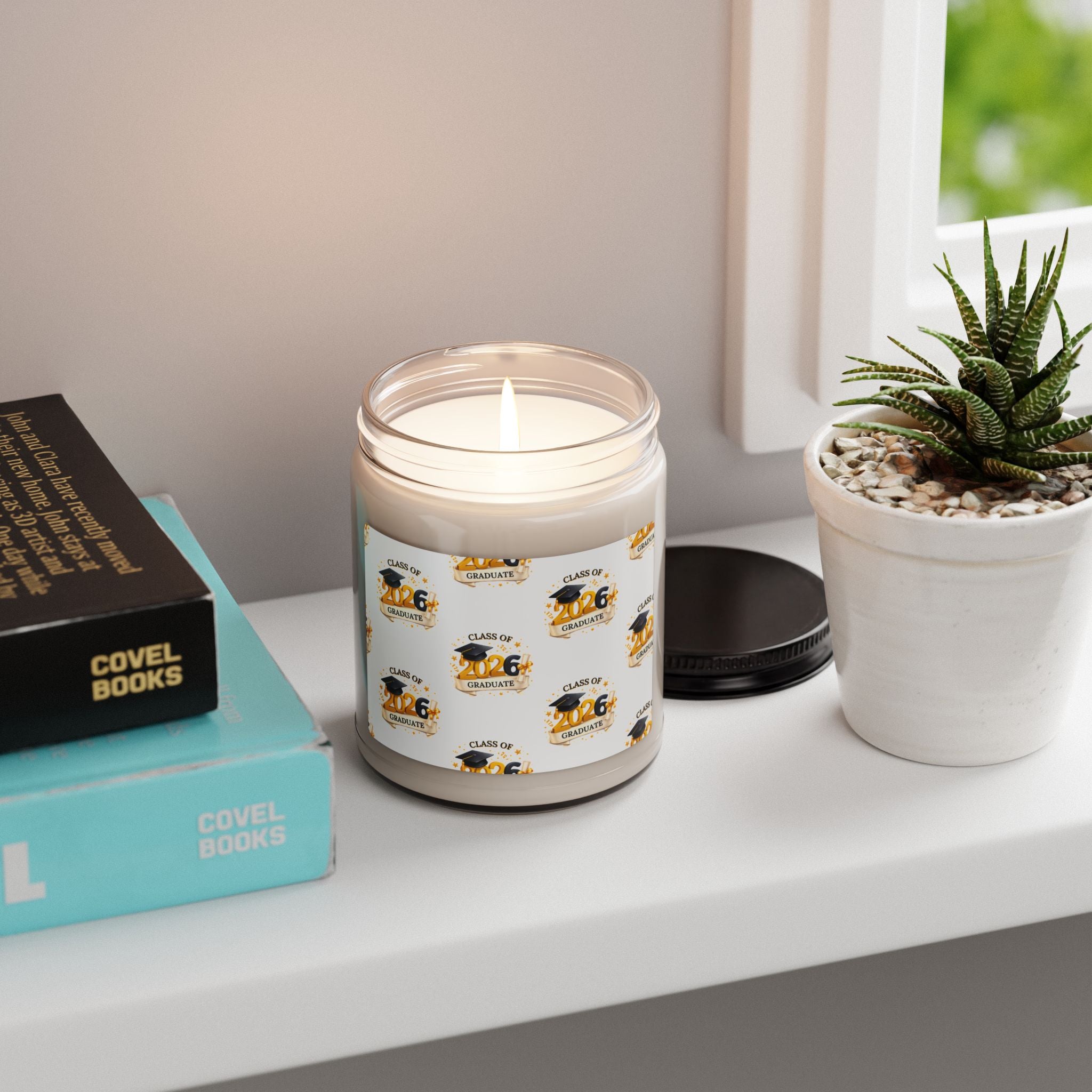 Graduation 2026 Scented Soy Candle — Class of '26 Keepsake 9oz