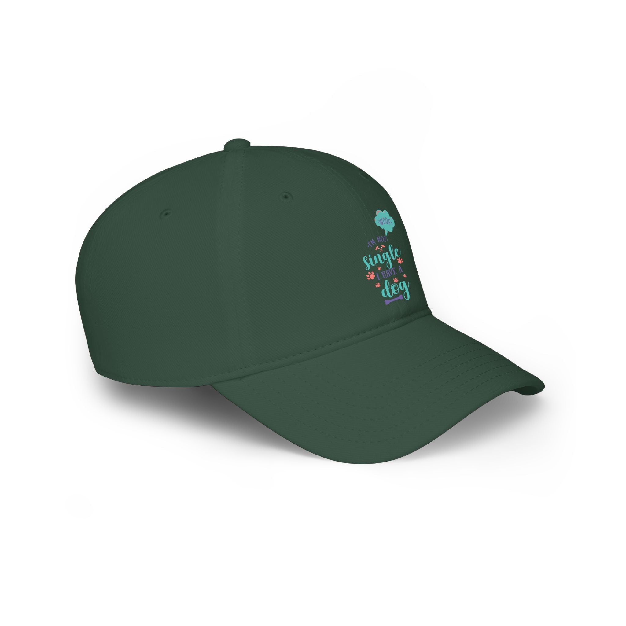Funny "Single, Taken, I Have a Dog" Dog Lover Baseball Cap