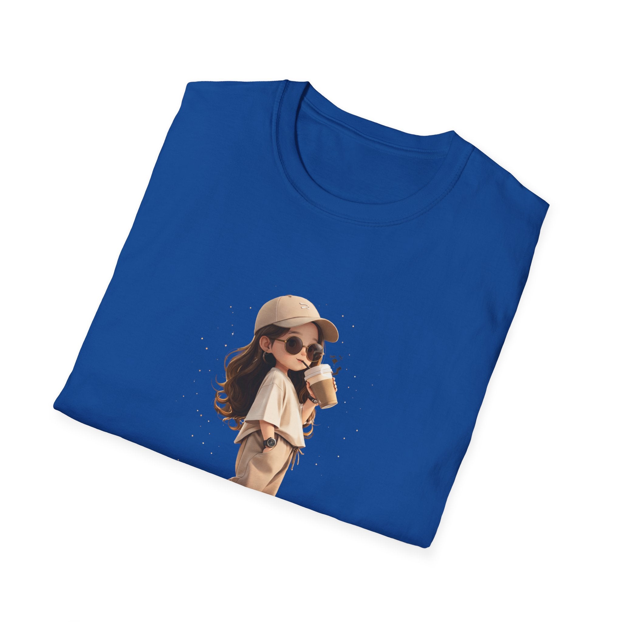 Running on Coffee Unisex Softstyle T-Shirt