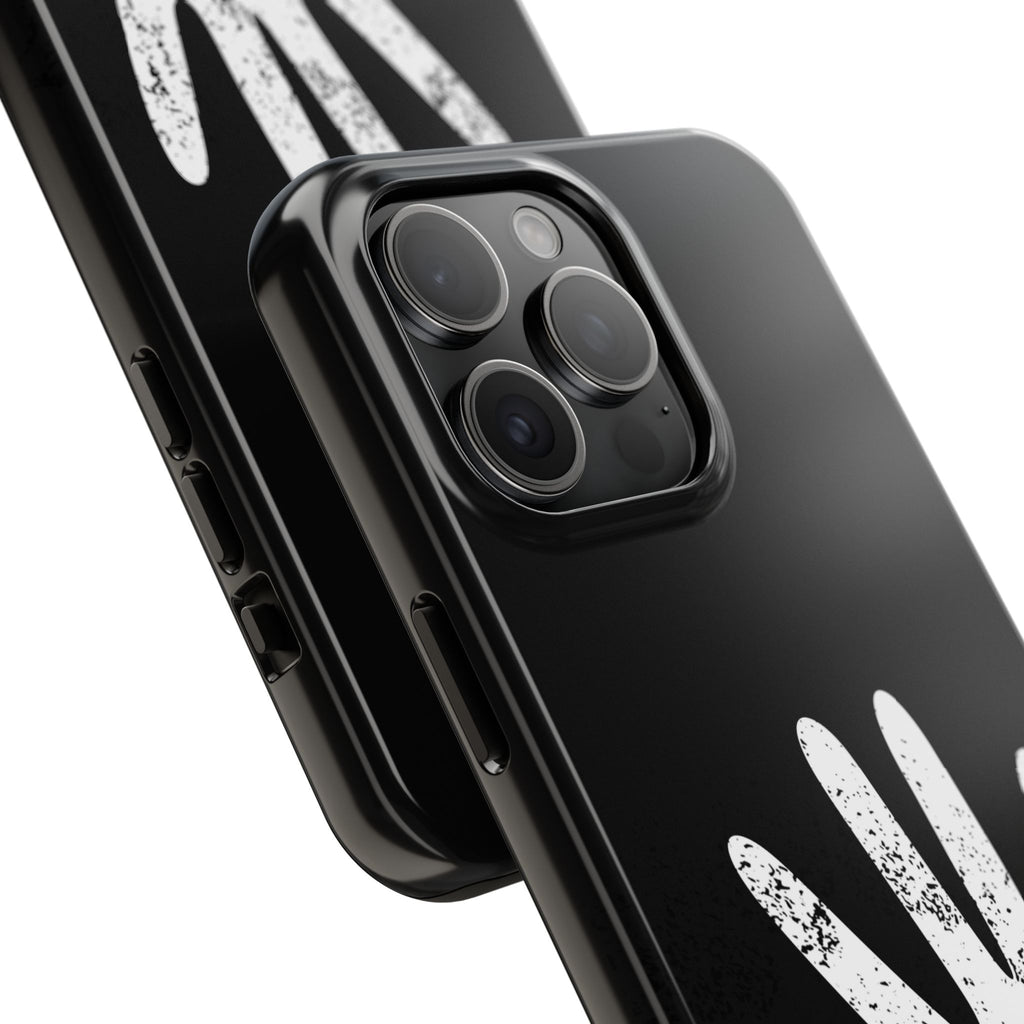 Phone Case — “Don’t Touch Me” Black Protective Tough Case