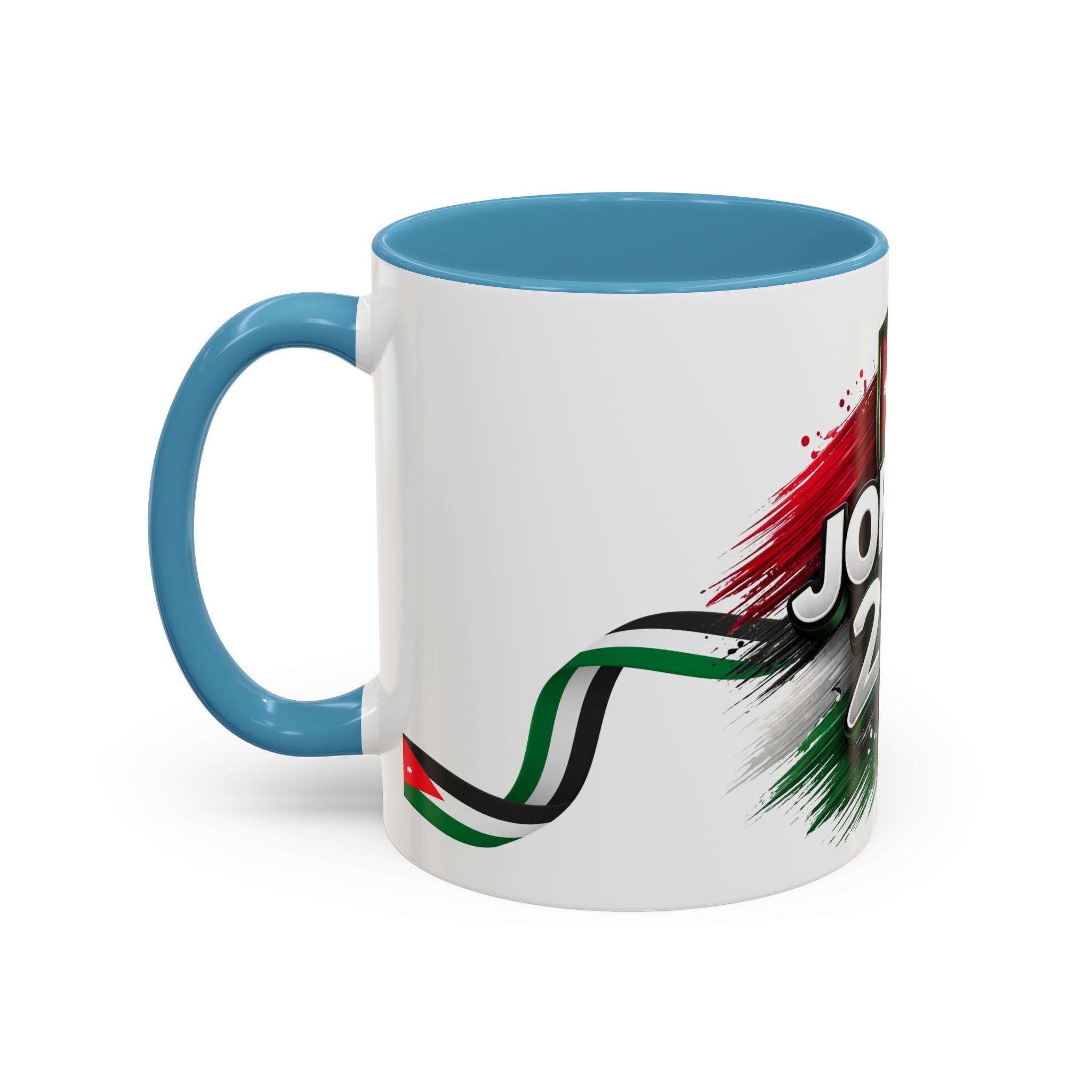 Jordan 2026 Soccer Accent Coffee Mug – Jordan Flag Football Fan Gift (11/15oz)