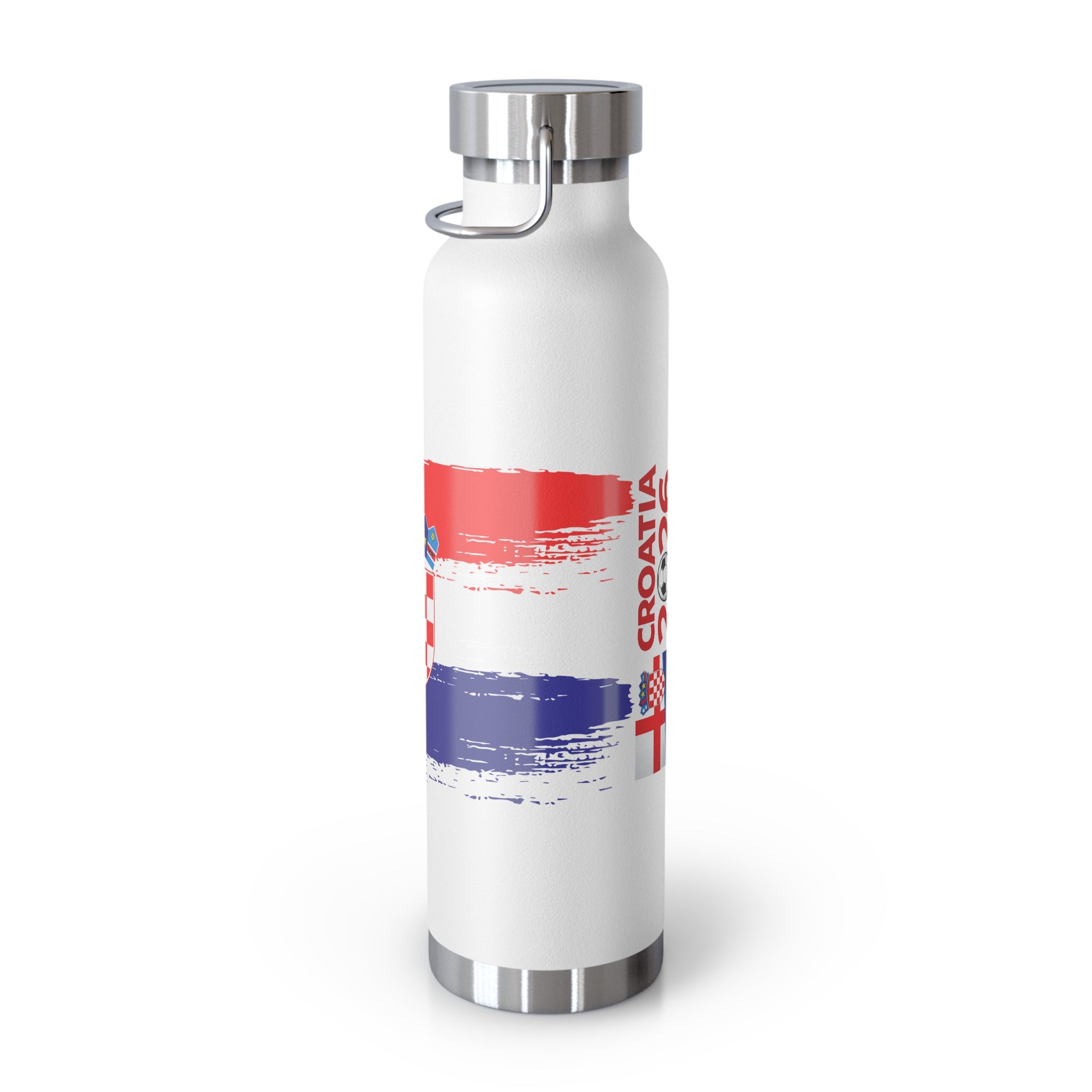 Croatia Flag 22oz Insulated Water Bottle – Copper Vacuum Travel Flask