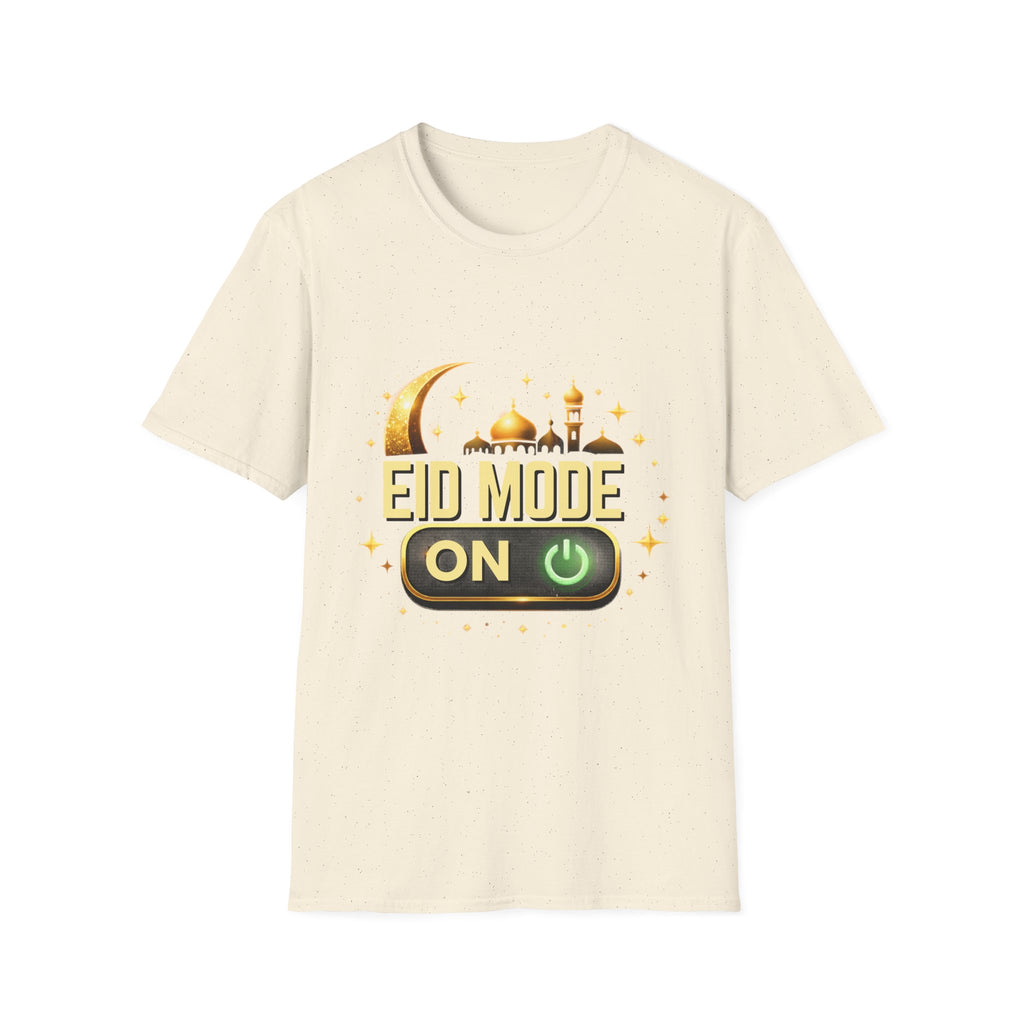 Eid Mode On T-Shirt — Festive Ramadan & Eid Celebration Tee