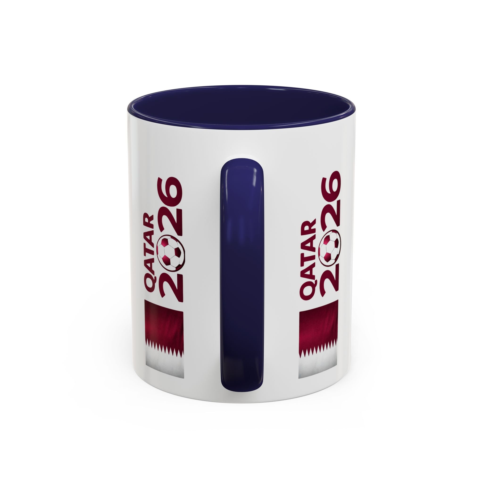 Qatar 2026 Football Passion Accent Coffee Mug (11/15oz)