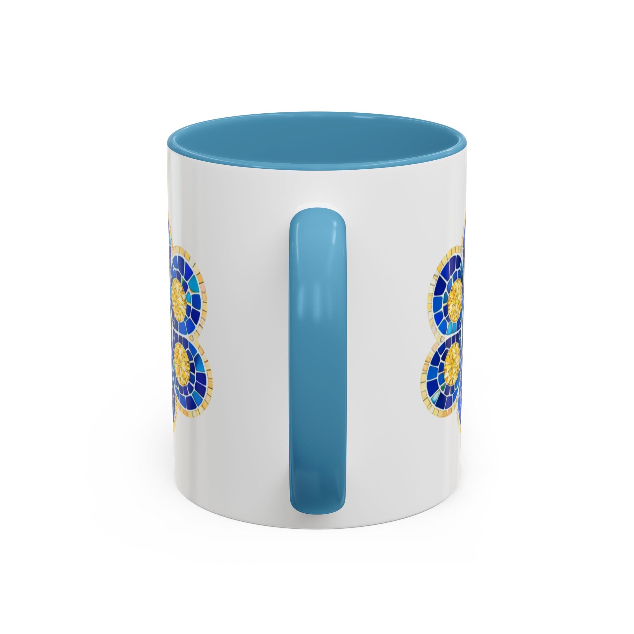 Evil Eye Hamsa Accent Coffee Mug