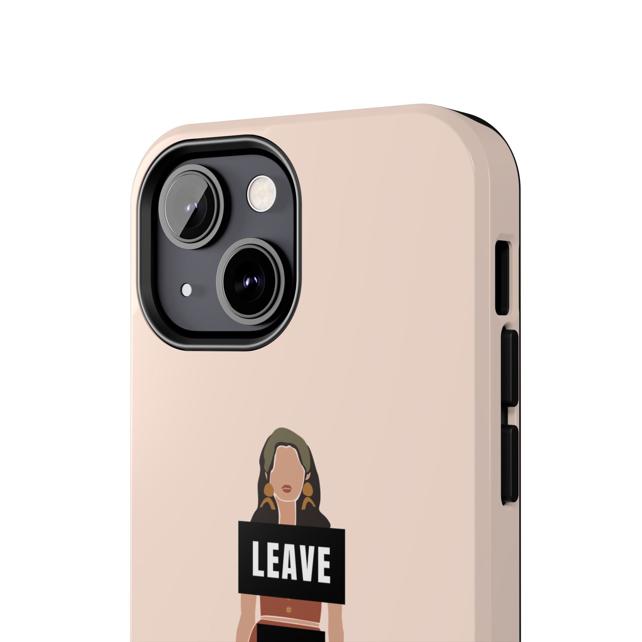 Leave Me Alone Phone Case — Tough Protective iPhone Case with Bold Statement Design