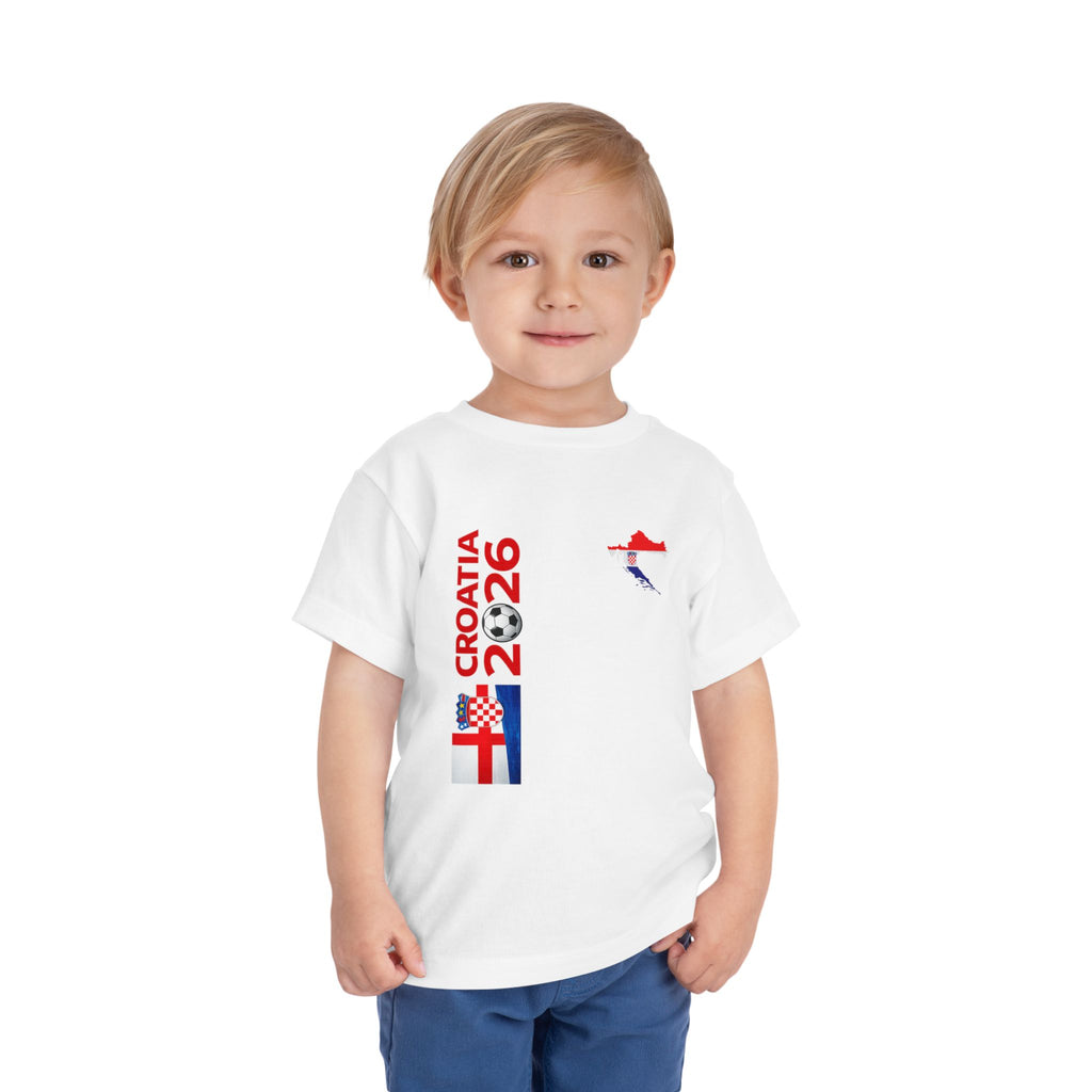 Croatia 2026 Toddler Tee – Cup Inspired Soccer Design