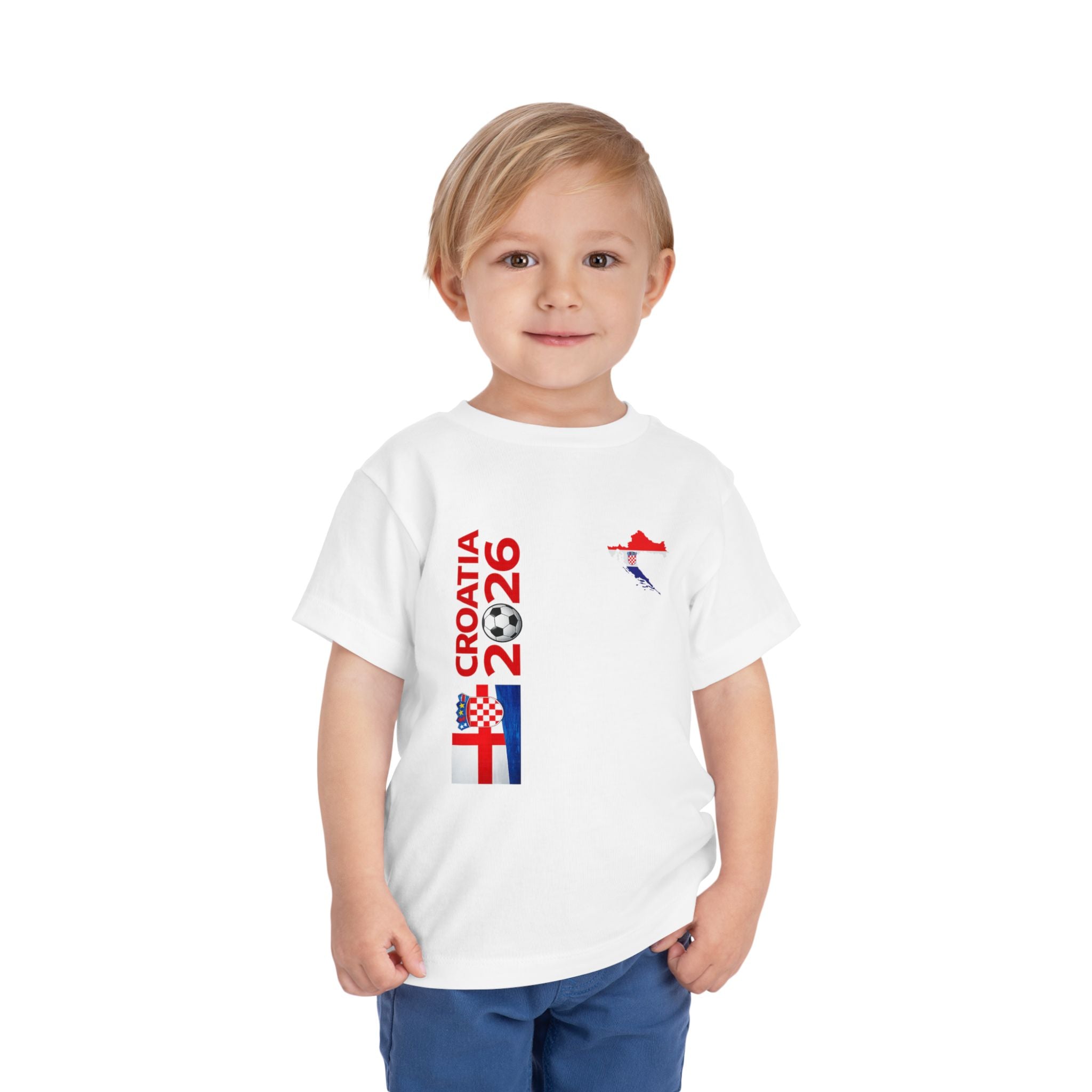 Croatia 2026 Toddler Tee – Cup Inspired Soccer Design