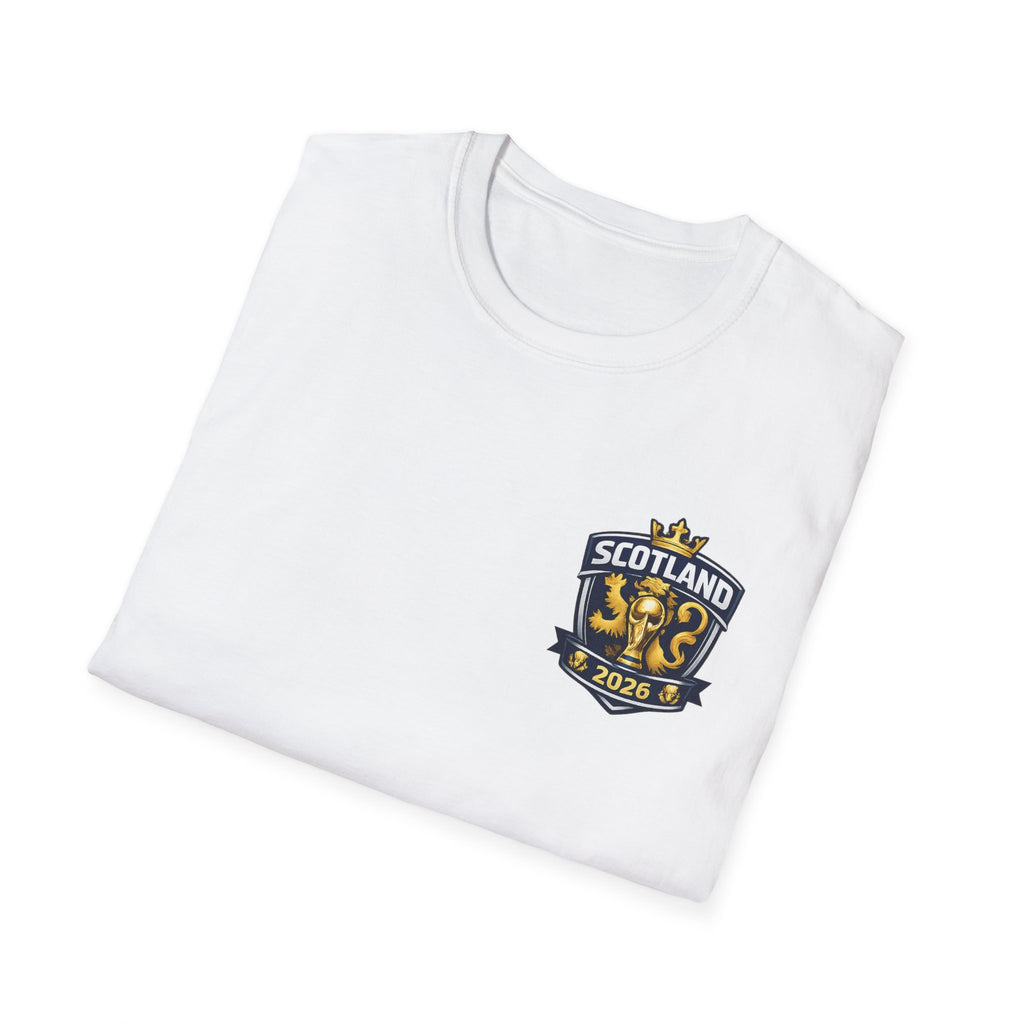 Scotland Map T-Shirt with Saltire Crest – Scottish Pride Tee
