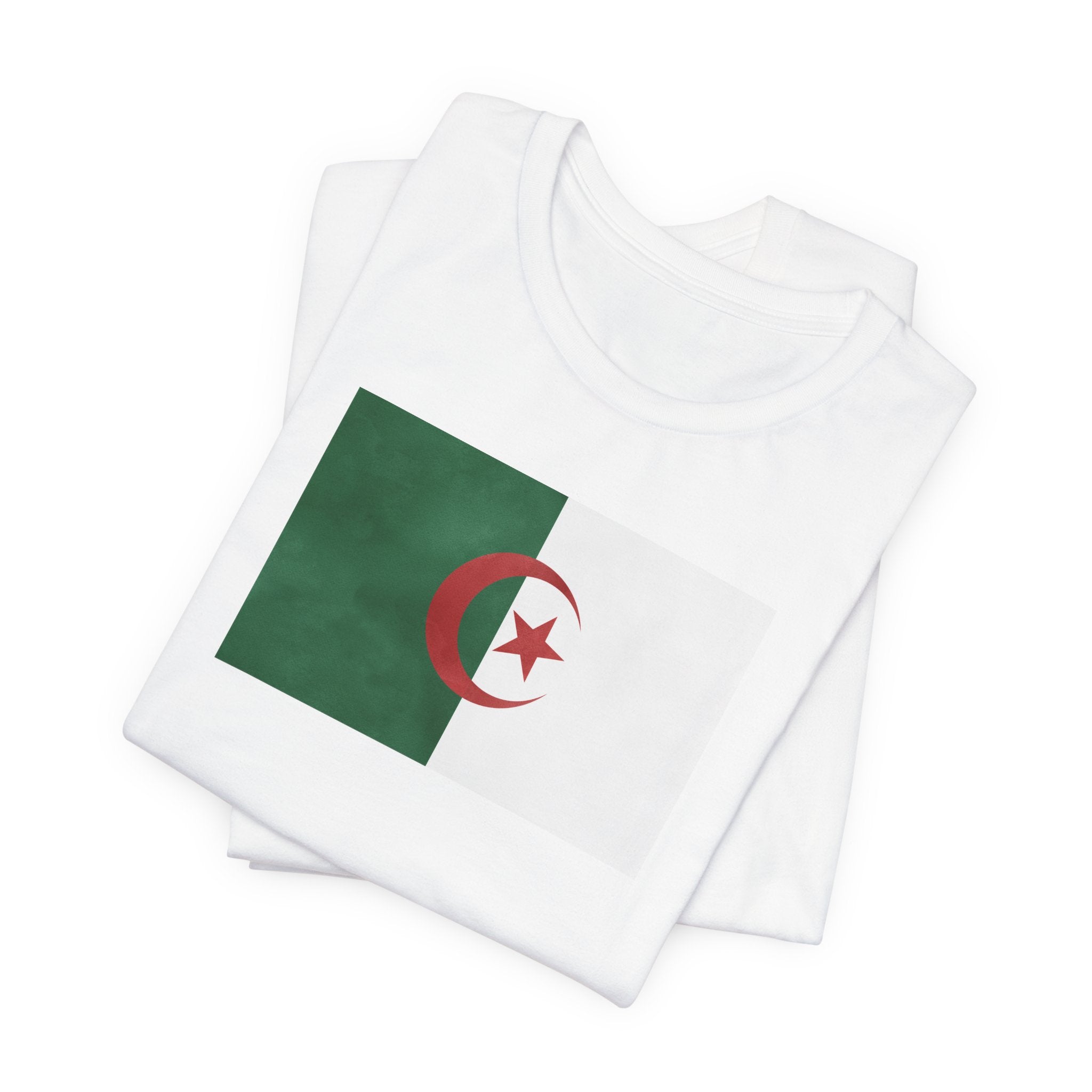 Algeria Flag T-Shirt – 2026 Soccer Fan Tee with Algerian Flags & Crest